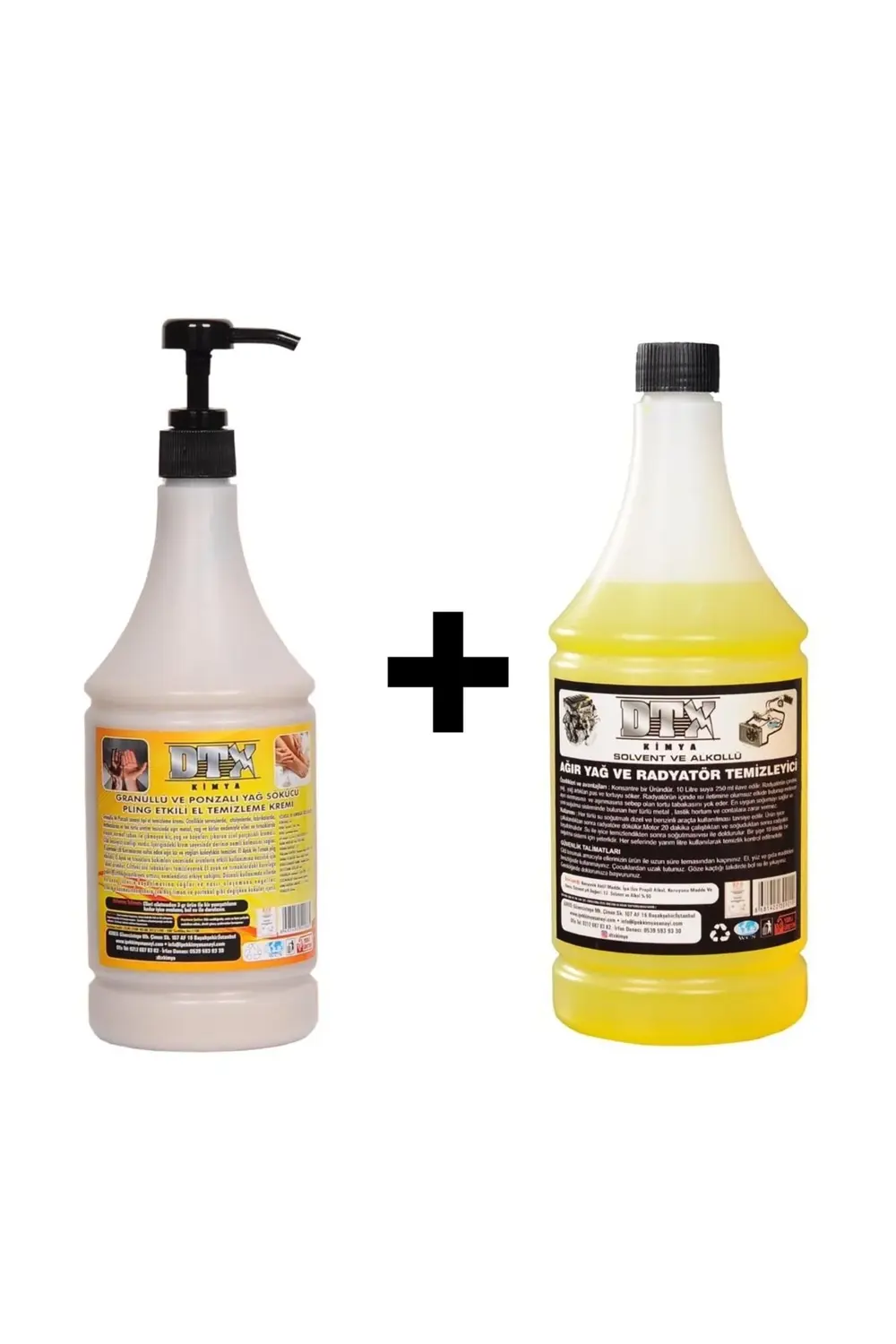 Kumlu El Temizleme Kremi ( Sabunu) 1 Kg & Alkollü Intercooler Tem