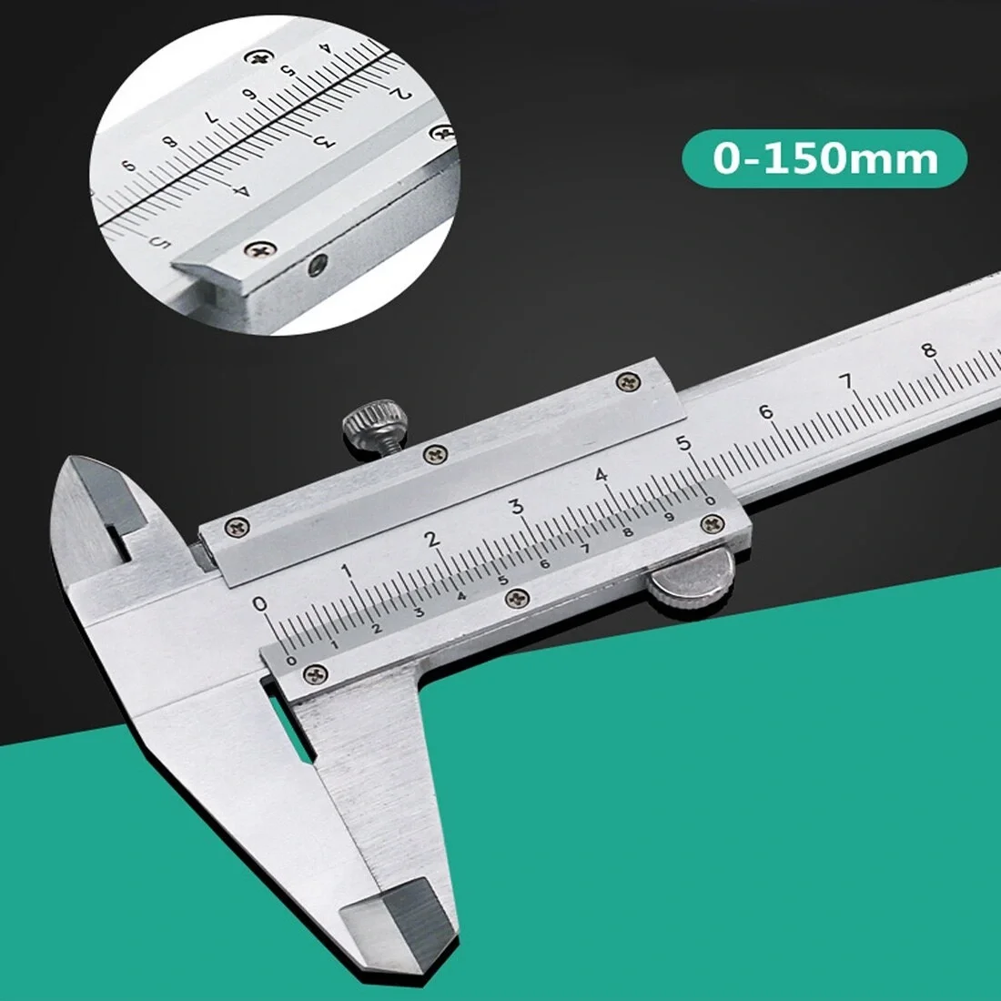 Kumpas - Çelik Kumpas 0,01 Mm - 150mm 6inc - Görsel 2