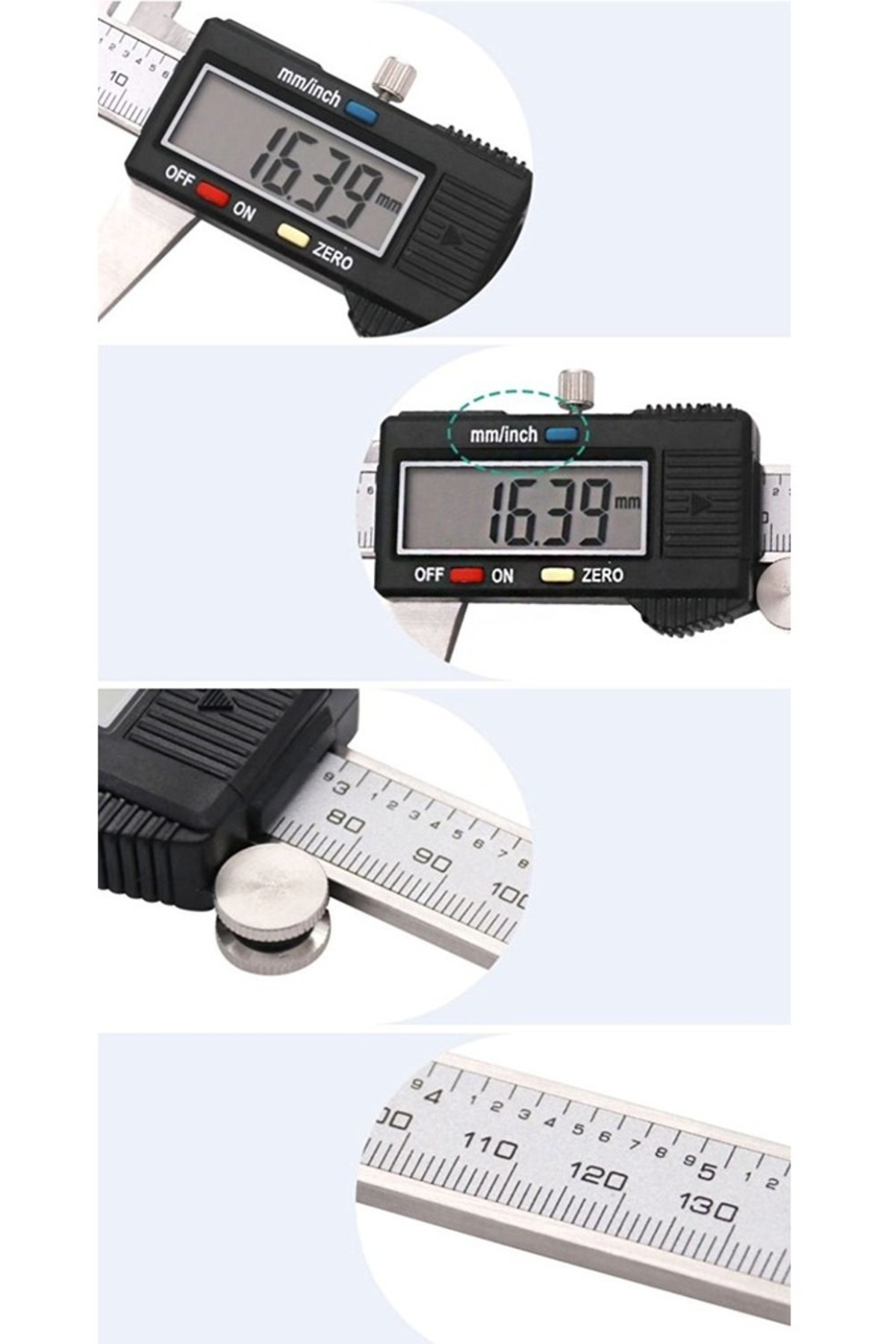 Melff Kumpas - Dijital Kumpas 0,01 Mm - 150Mm 6İnc