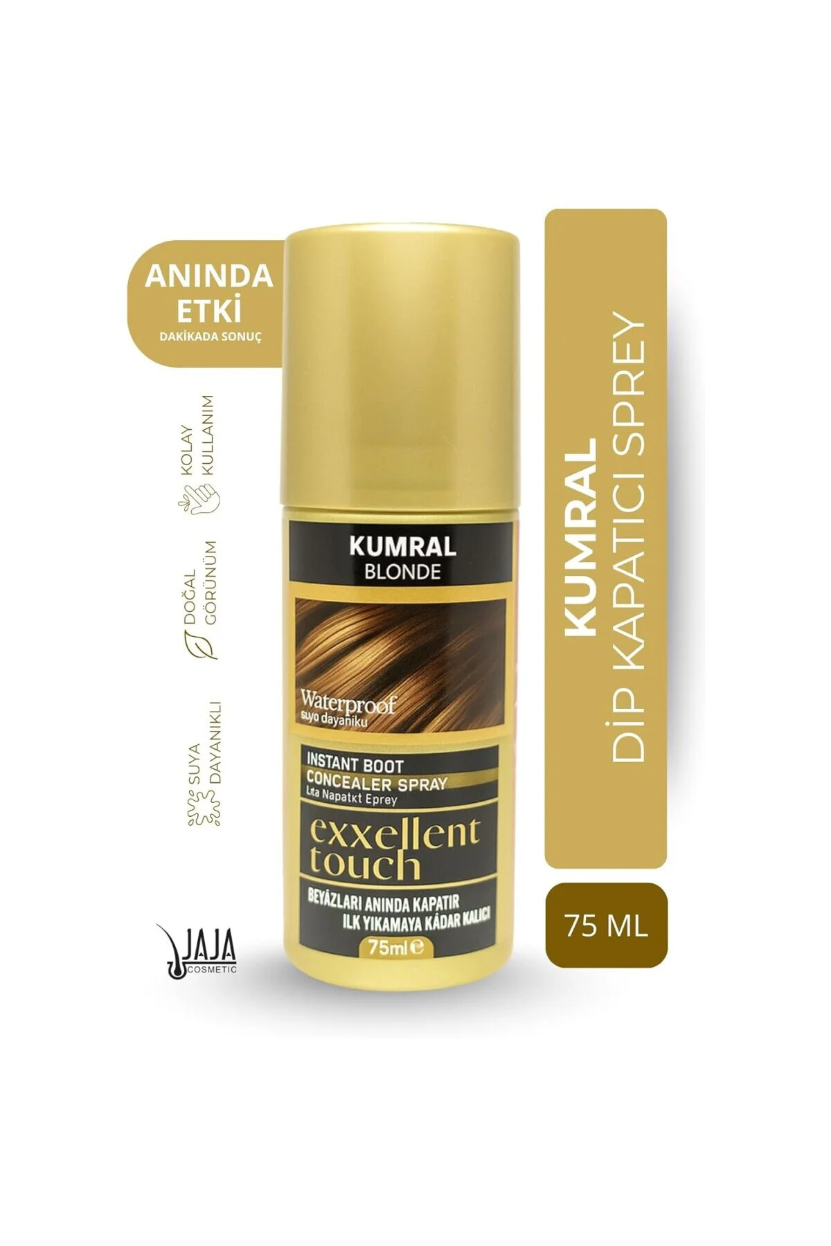 Kumral (Brown) Dip Kapatıcı Saç Spreyi | 75 ML & Pratik Uygulama