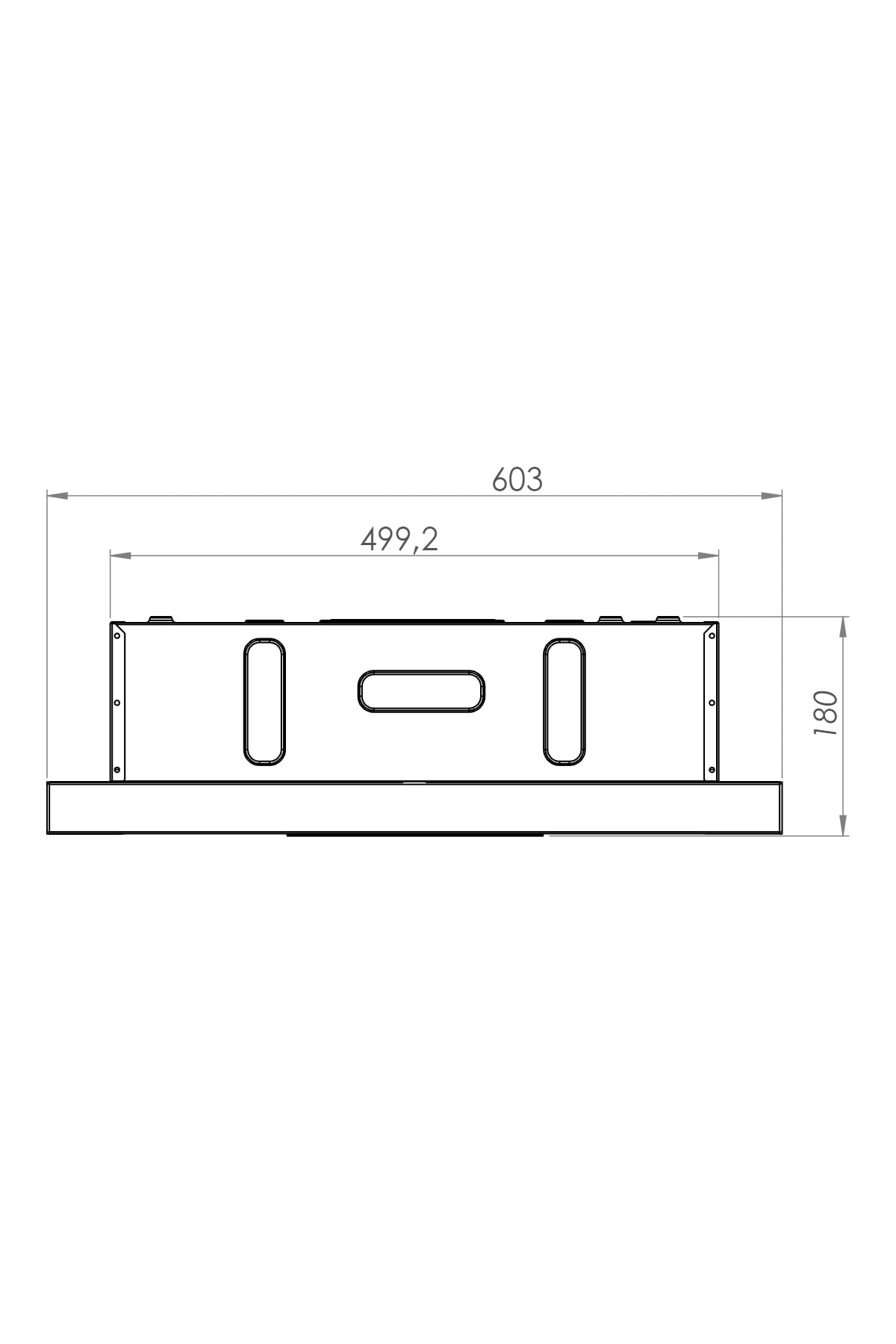 KUMTEL DS6-905W Sürgülü Aspiratör - Beyaz