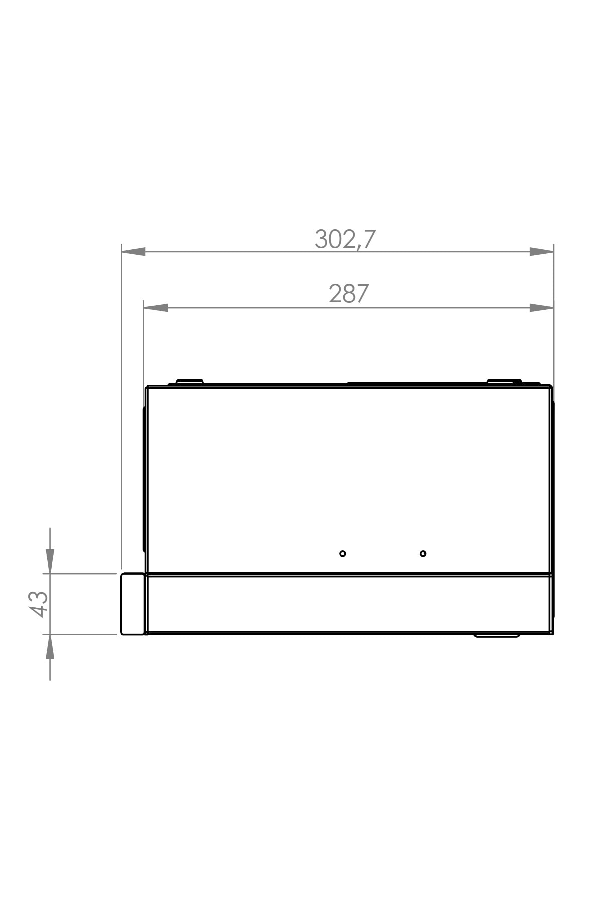 KUMTEL DS6-905W Sürgülü Aspiratör - Beyaz