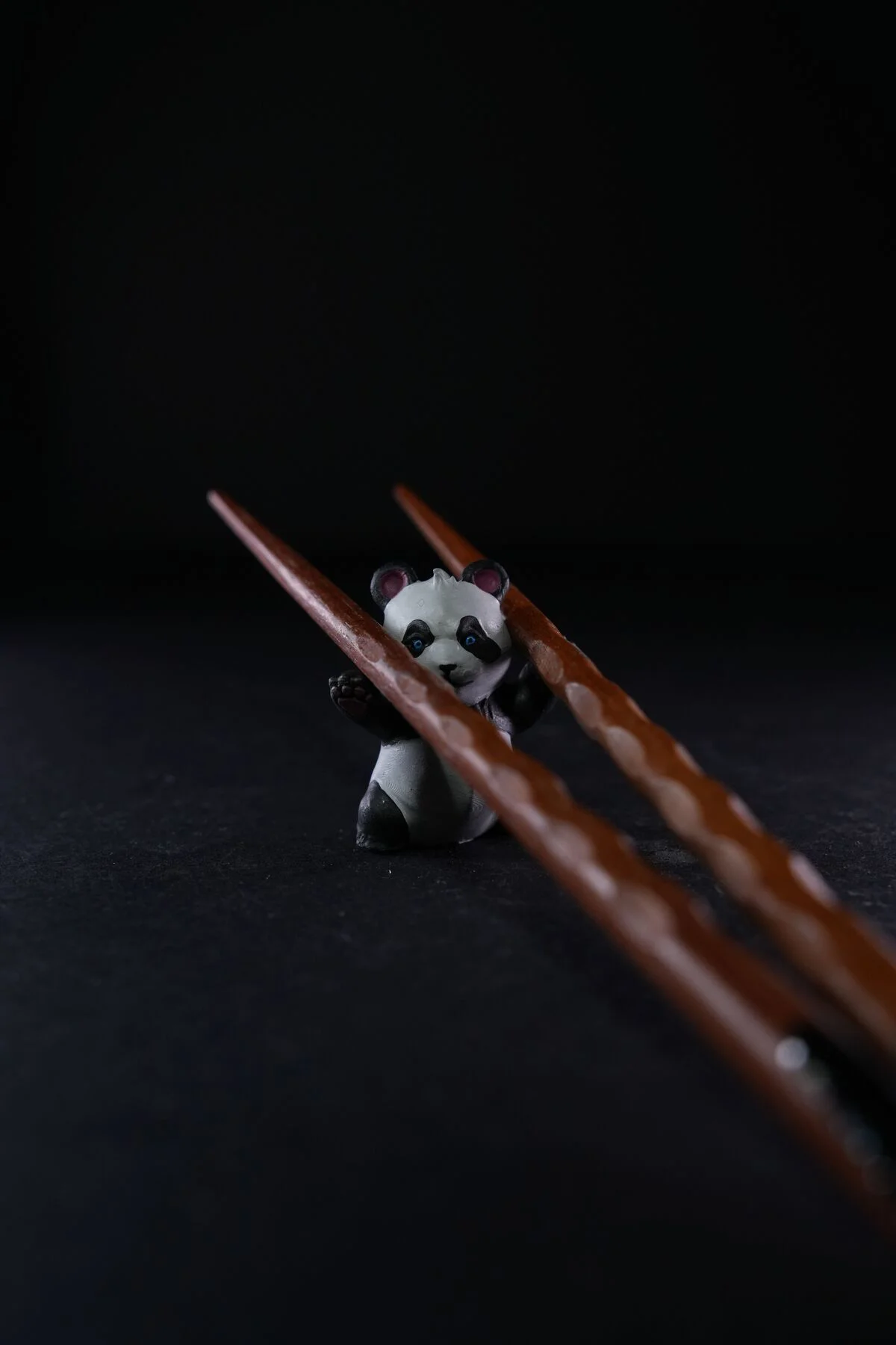 Kung Fu'cu Panda Hashi ve Bebek Panda Oyuncak Boyalı Figür 12 CM