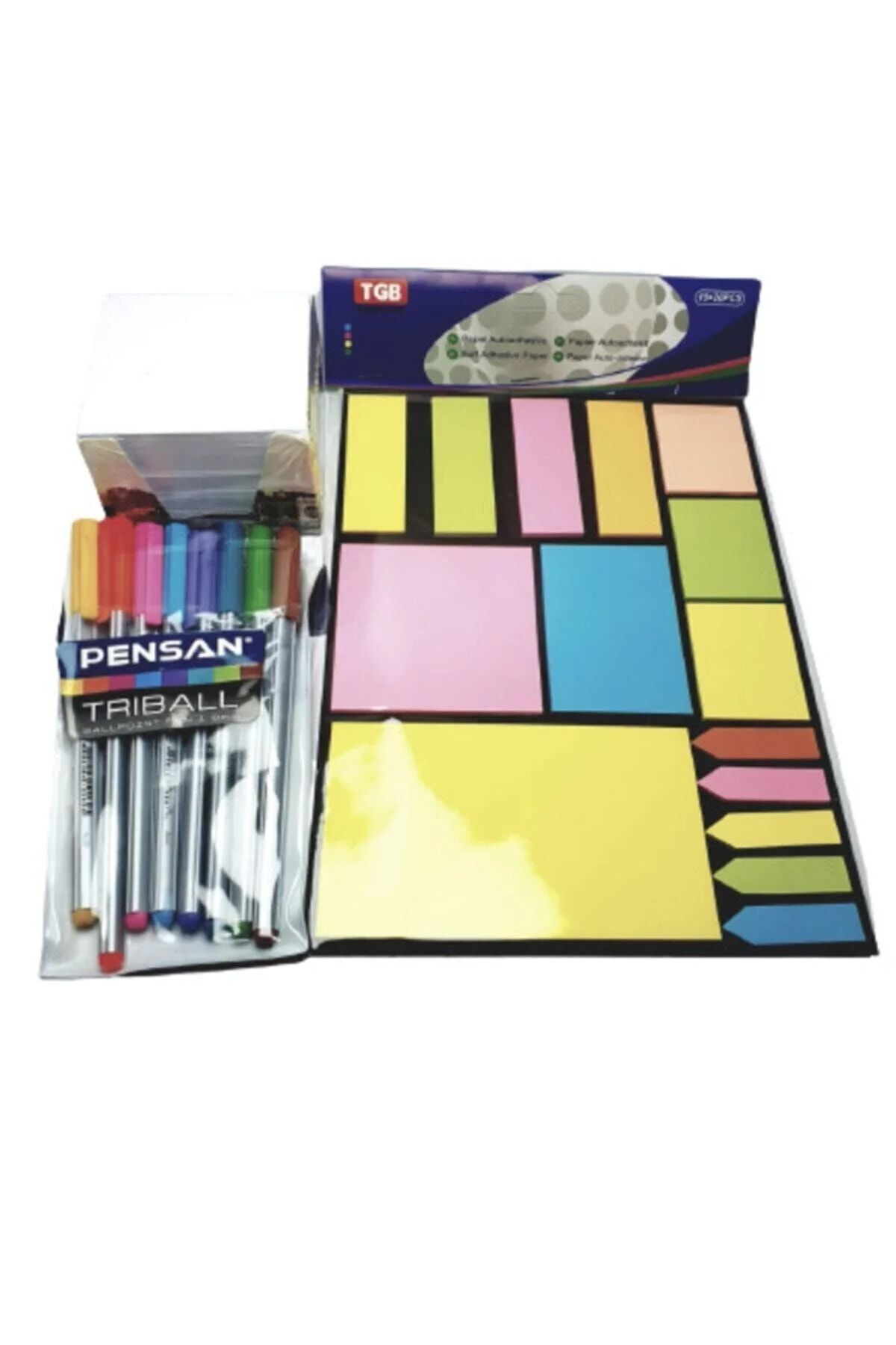 Küp Not Kağıdı+ Tgb A-4 Yapışkanlı Not Kağıdı Belirteç Postit+ Tr