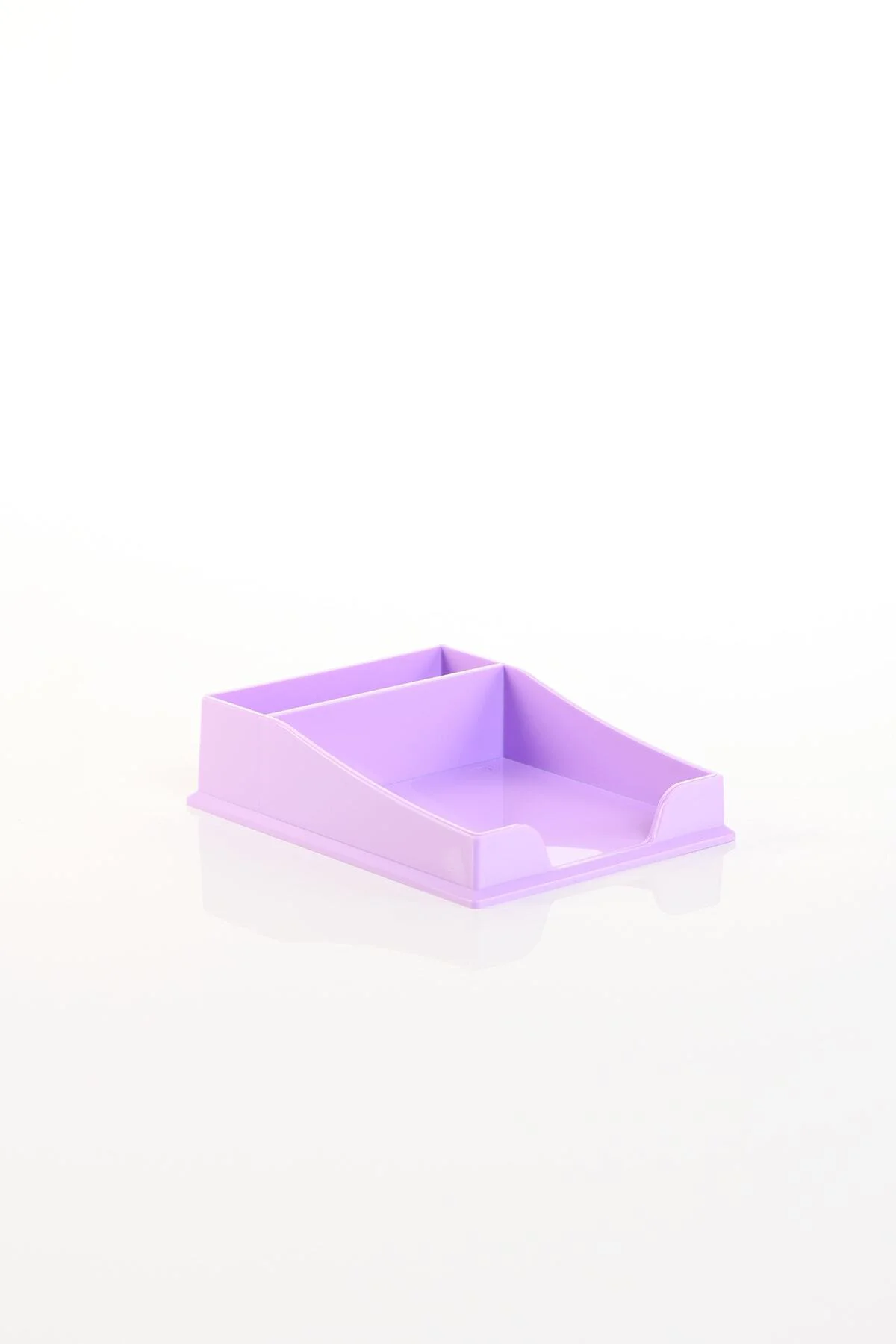 Küp Notluk Kartvizitlikli Masaüstü Organizer Mor 3.5X7.5X10.5Cm K