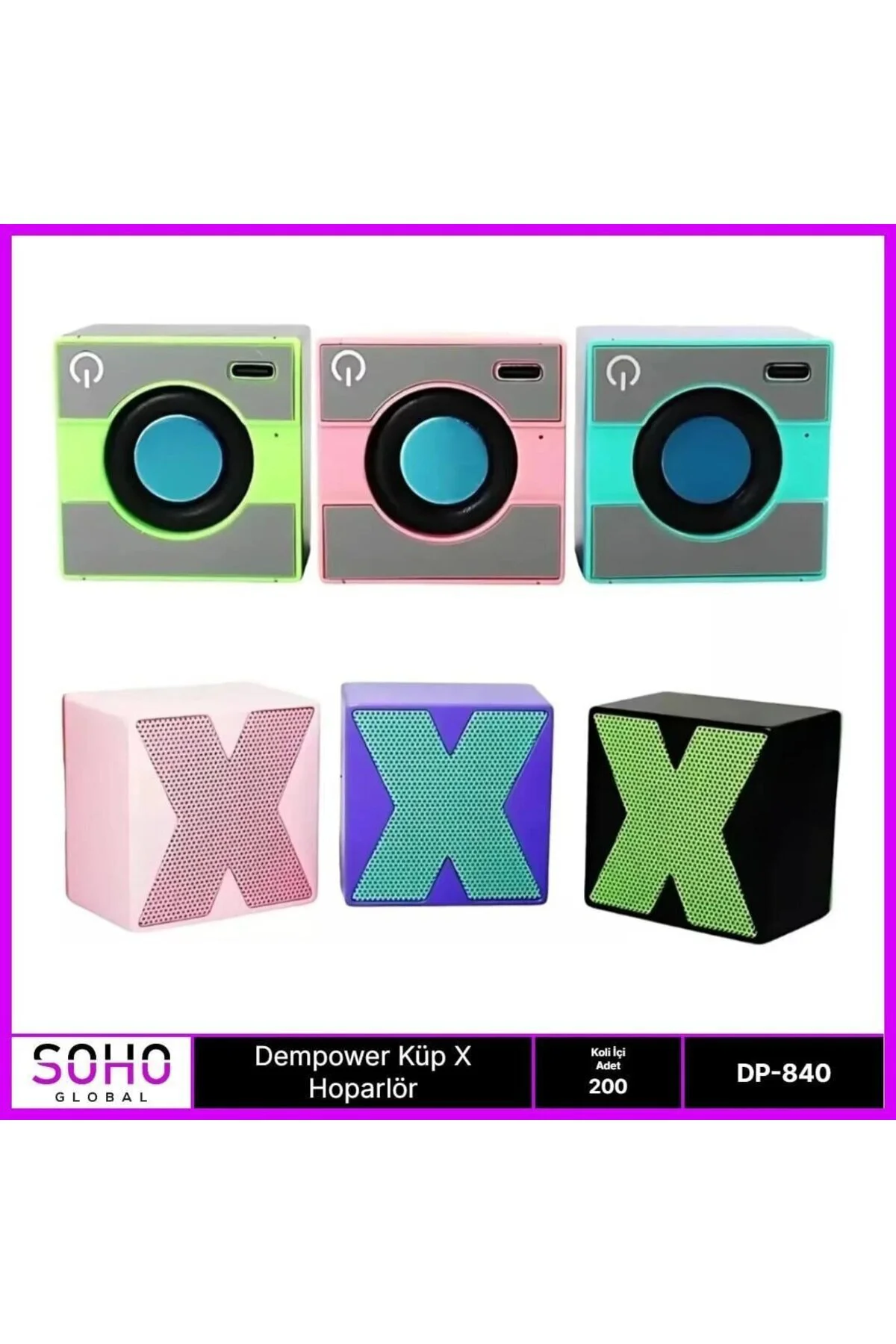 Küp X Mini Hoparlör