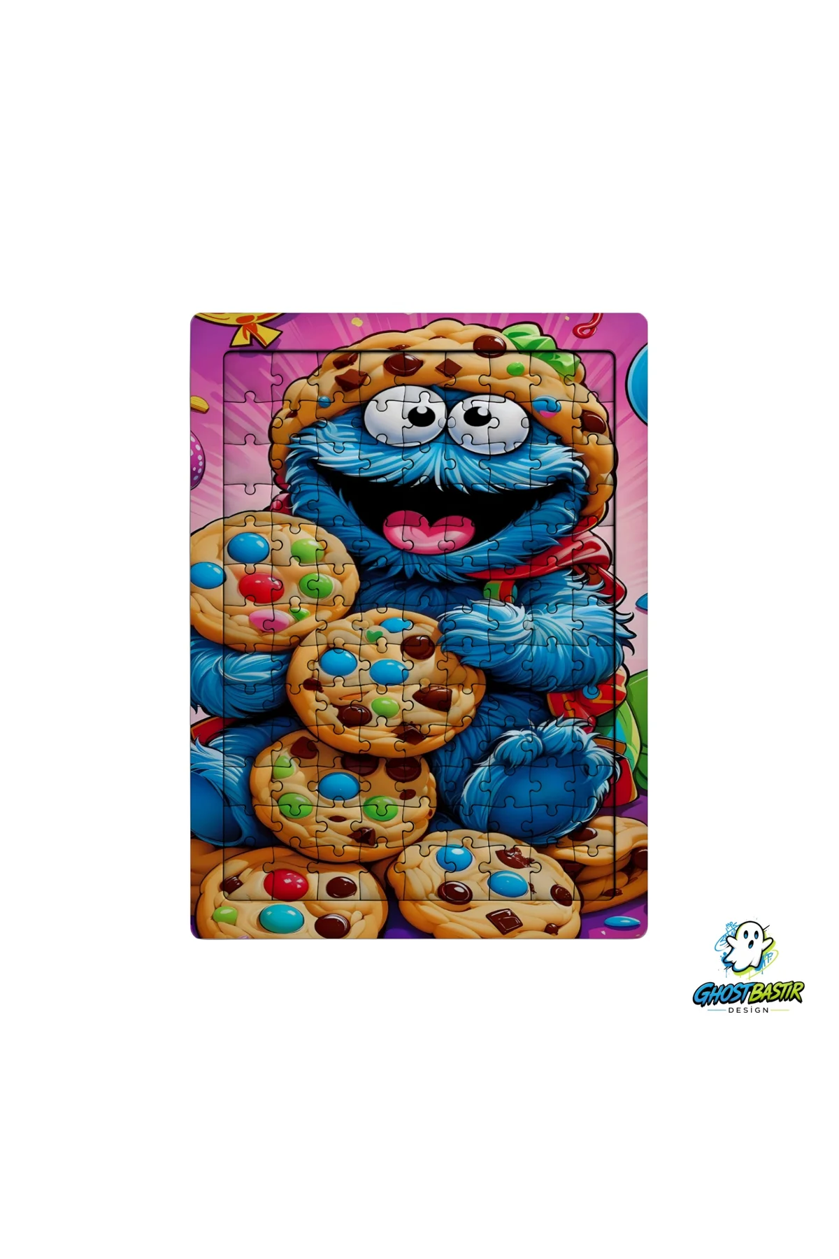 Kurabiye Canavarı 99 Parça Ayaklı Puzzle – Dekoratif Çocuk Yapbozu 0219