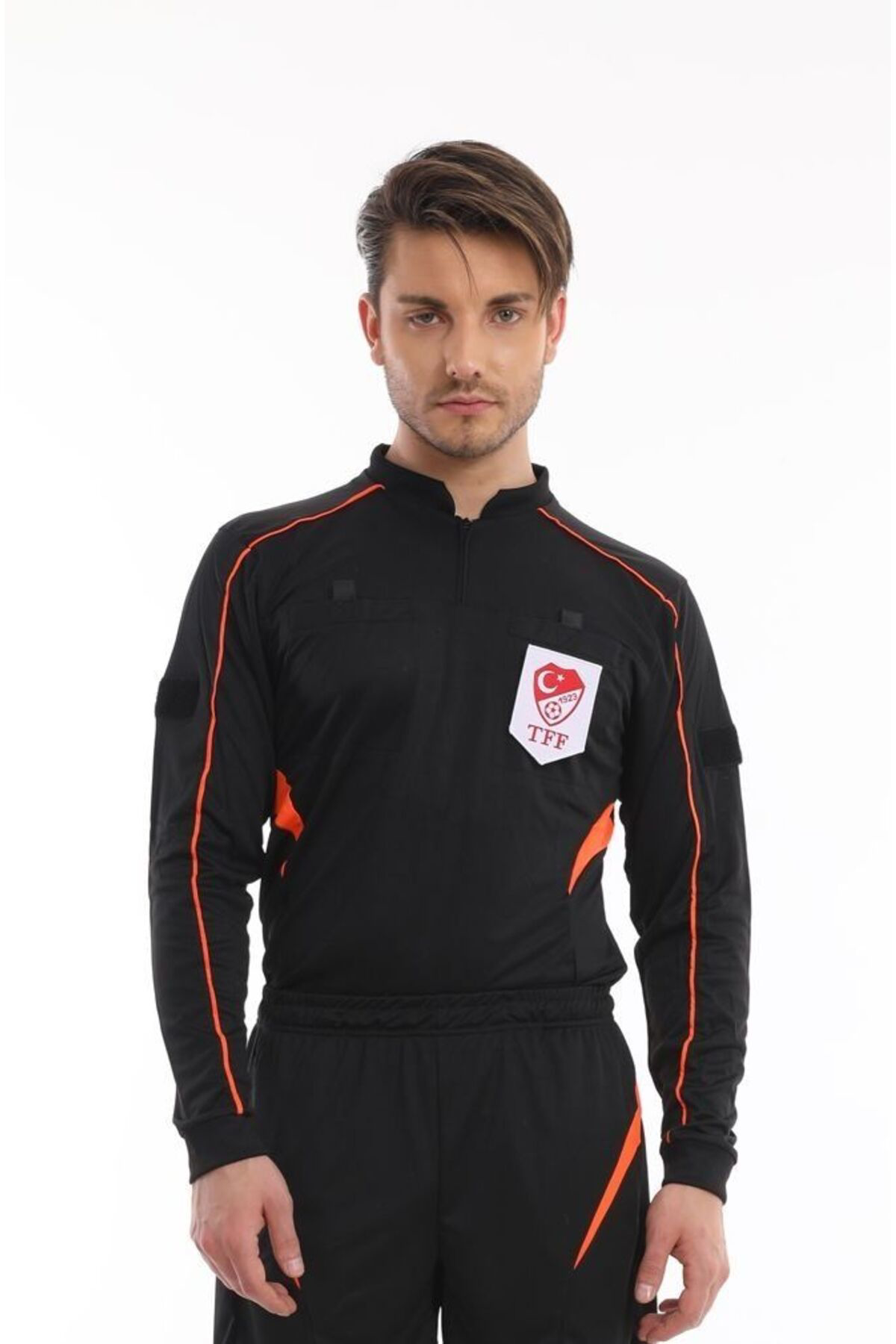 K18moda Kural18 Kisa Kol Siyah Aday Ve İl Hakem Forması K0103-L