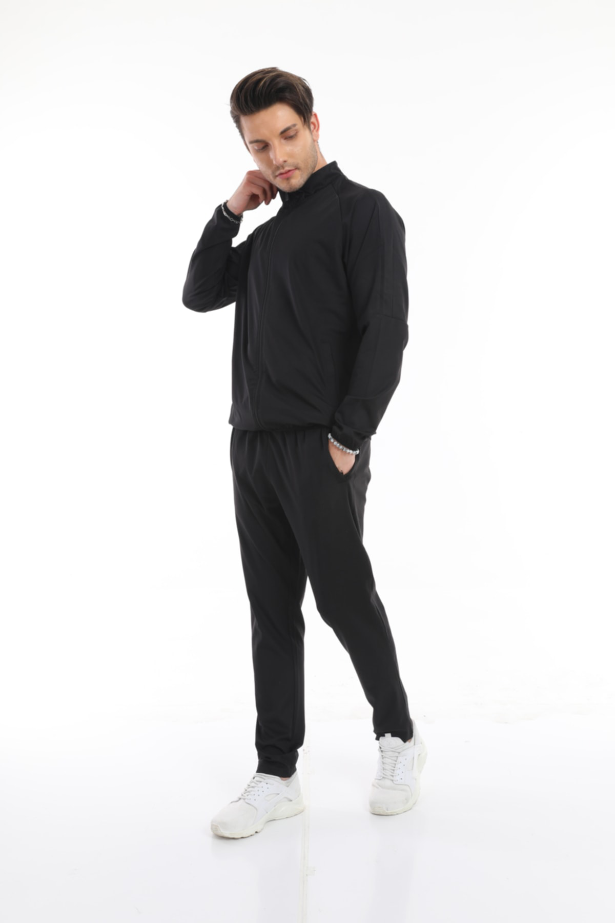 K18moda Kural18 Siyah Kamp Eşofman Takımı K0106