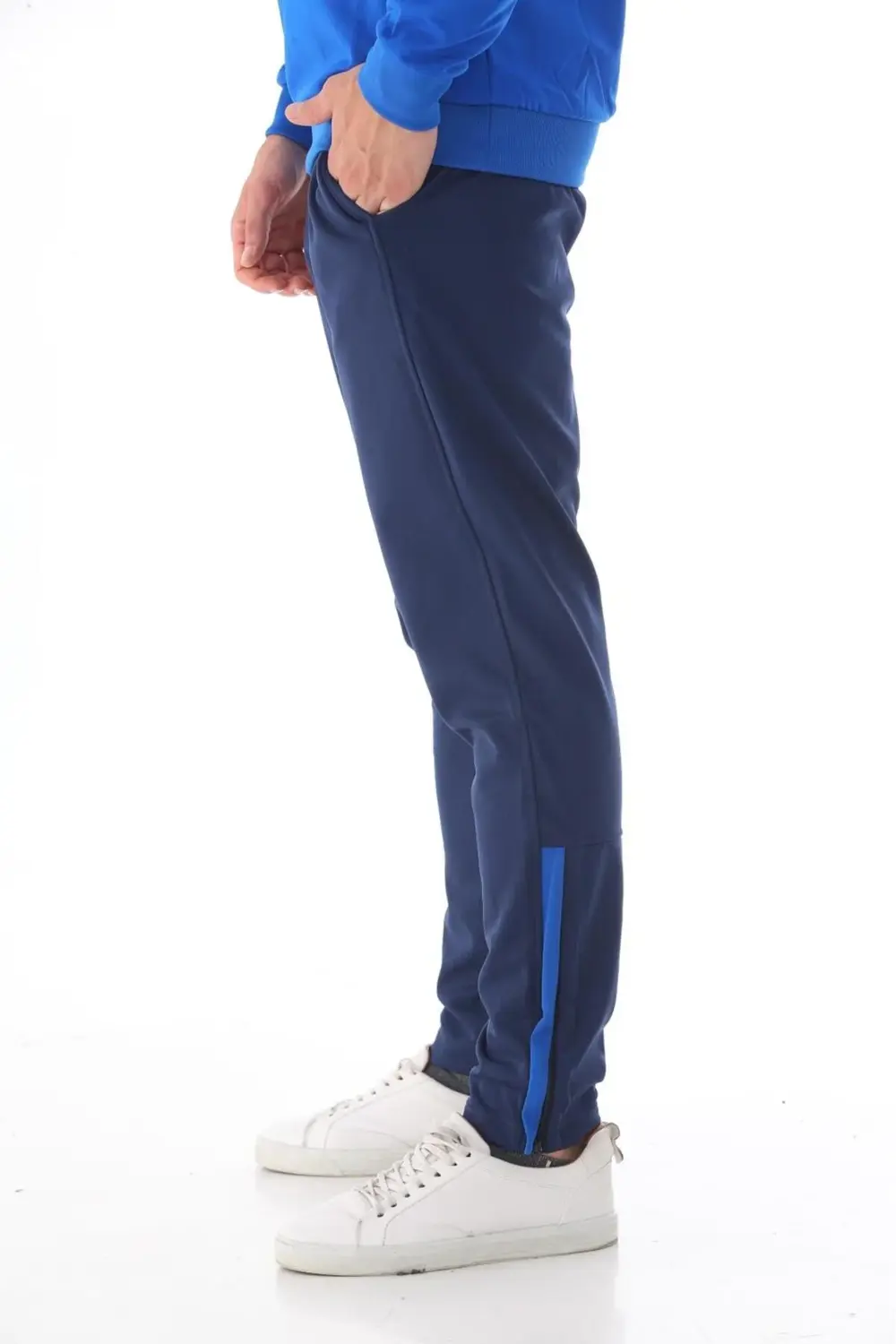 Kural18 Tff Armalı Ve Yazılı Erkek Mavi Antrenman Eşofman Takımı