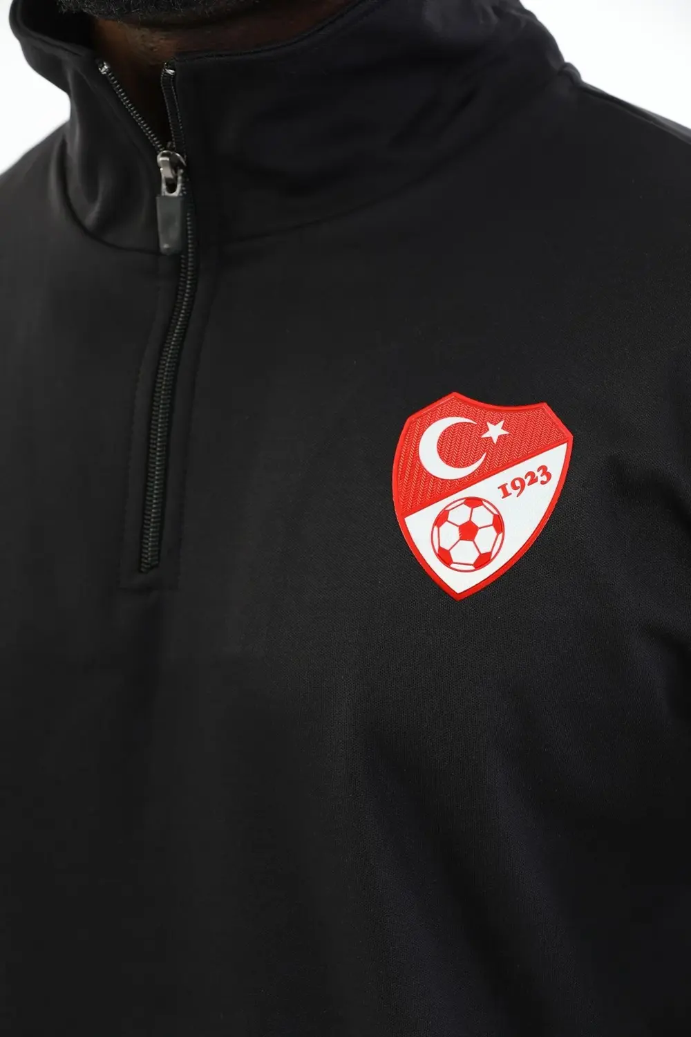 Kural18 Tff Armalı Ve Yazılı Erkek Siyah Antrenman Eşofman Takımı