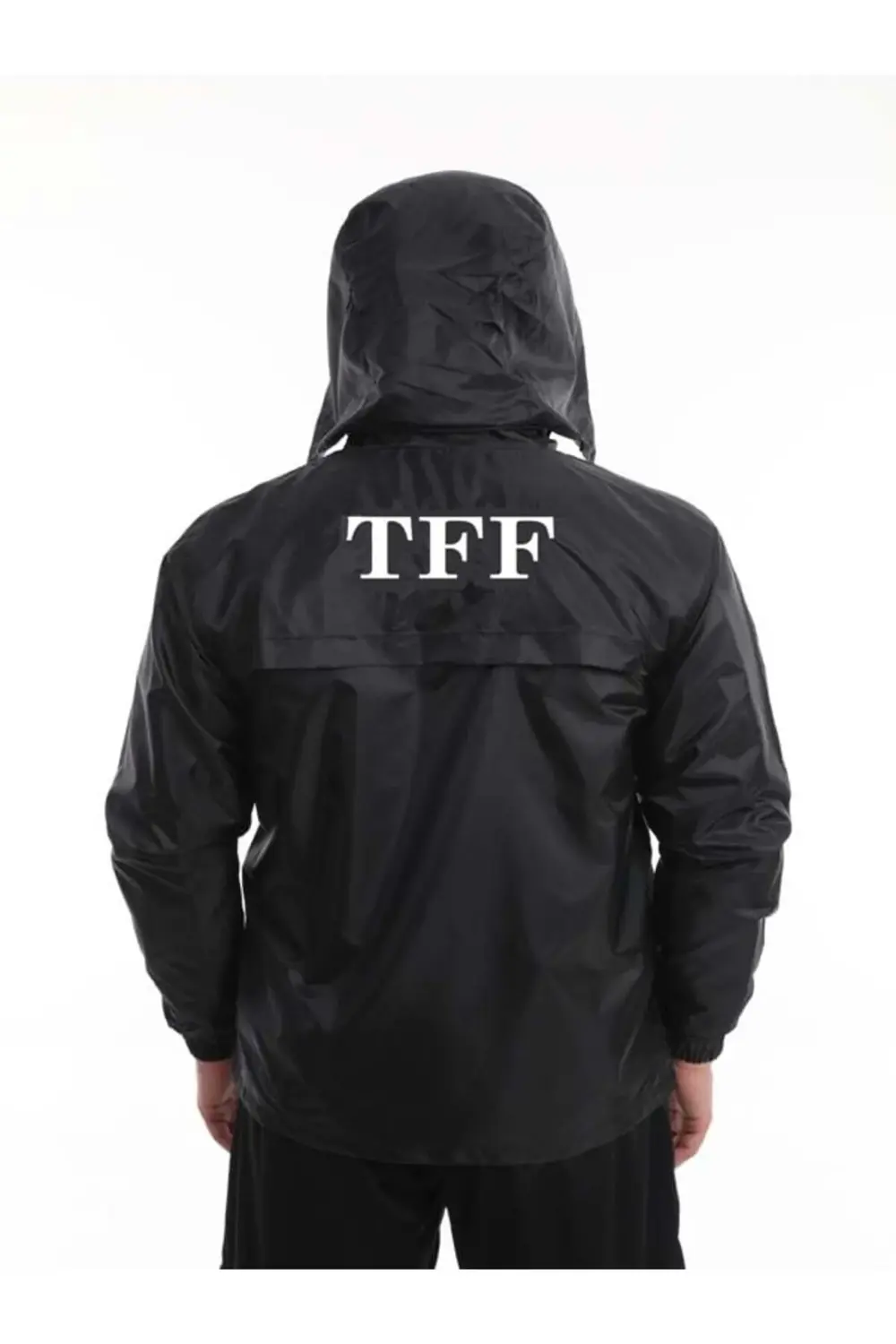 Kural18 TFF Yeni Still Siyah Yağmurluk K0105-3XL