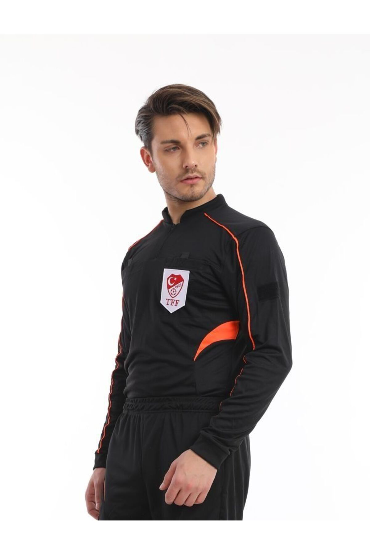 K18moda Kural18 Uzun Kol Siyah Aday Ve İl Hakem Forması K0103-Xl