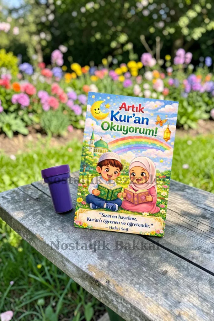 Kur'an Okuyorum Hediyesi 10 Set Kur'an Kursu-Hatim Töreni Hatıras