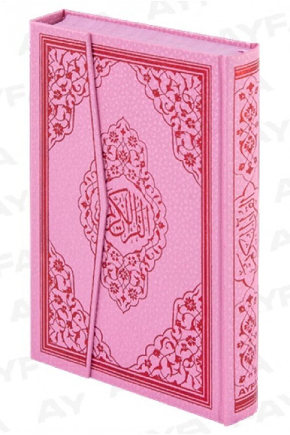 Kuranı Kerim Bilgisayar Hatlı Pembe Renkli Orta Boy