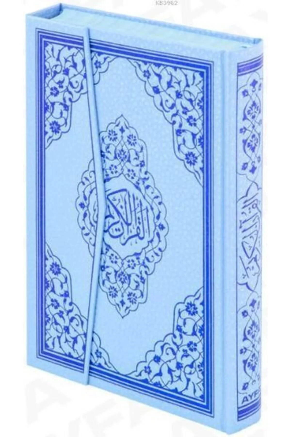 Kuranı Kerim Bilgisayar Hatlı Mavi Renkli Rahle Boy