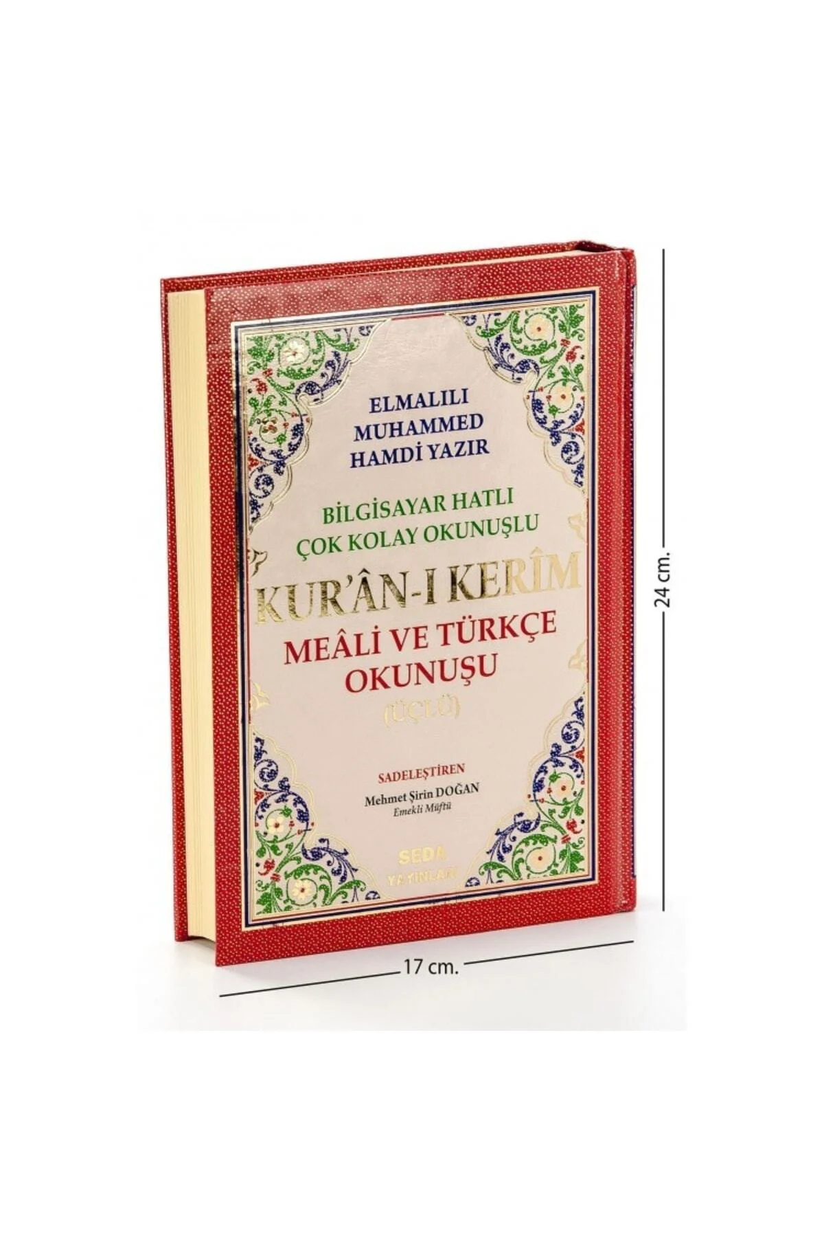Kuranı Kerim Meali ve Türkçe Okunuşlu Orta Boy Bilgisayar Hatlı Ü