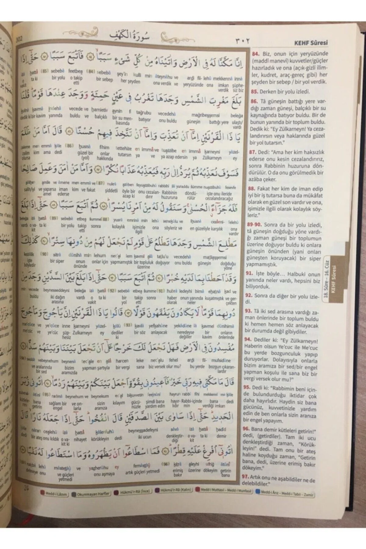 Kuranı Kerim Ve Meali, Satırarası Türkçe Okunuş Ve Kelime Meal, Ü