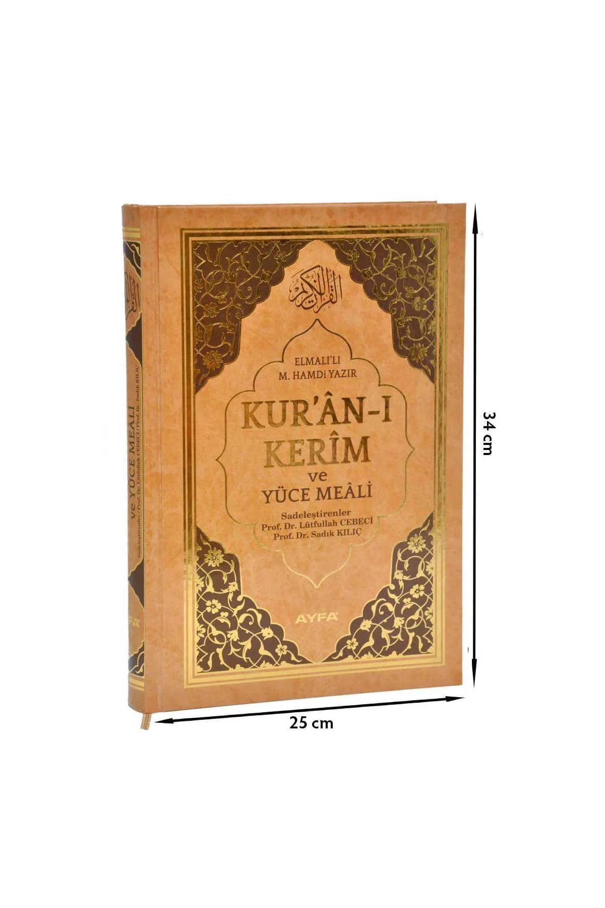 Kuranı Kerim Ve Yüce Meali - Arapça Ve Meal - Cami Boy - Ayfa Yay