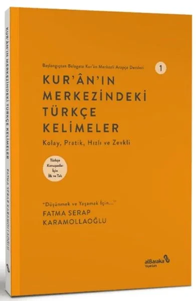 Kur'an'ın Merkezindeki Türkçe Kelimeler 1 Fiyatı, Yorumları ve Özellikleri