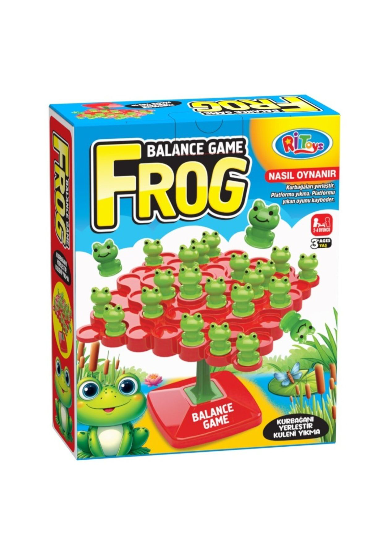 Kurbağa Denge Ebeveyn ve Çocuk Etkileşimi Oyunu Eğitici Oyuncak K