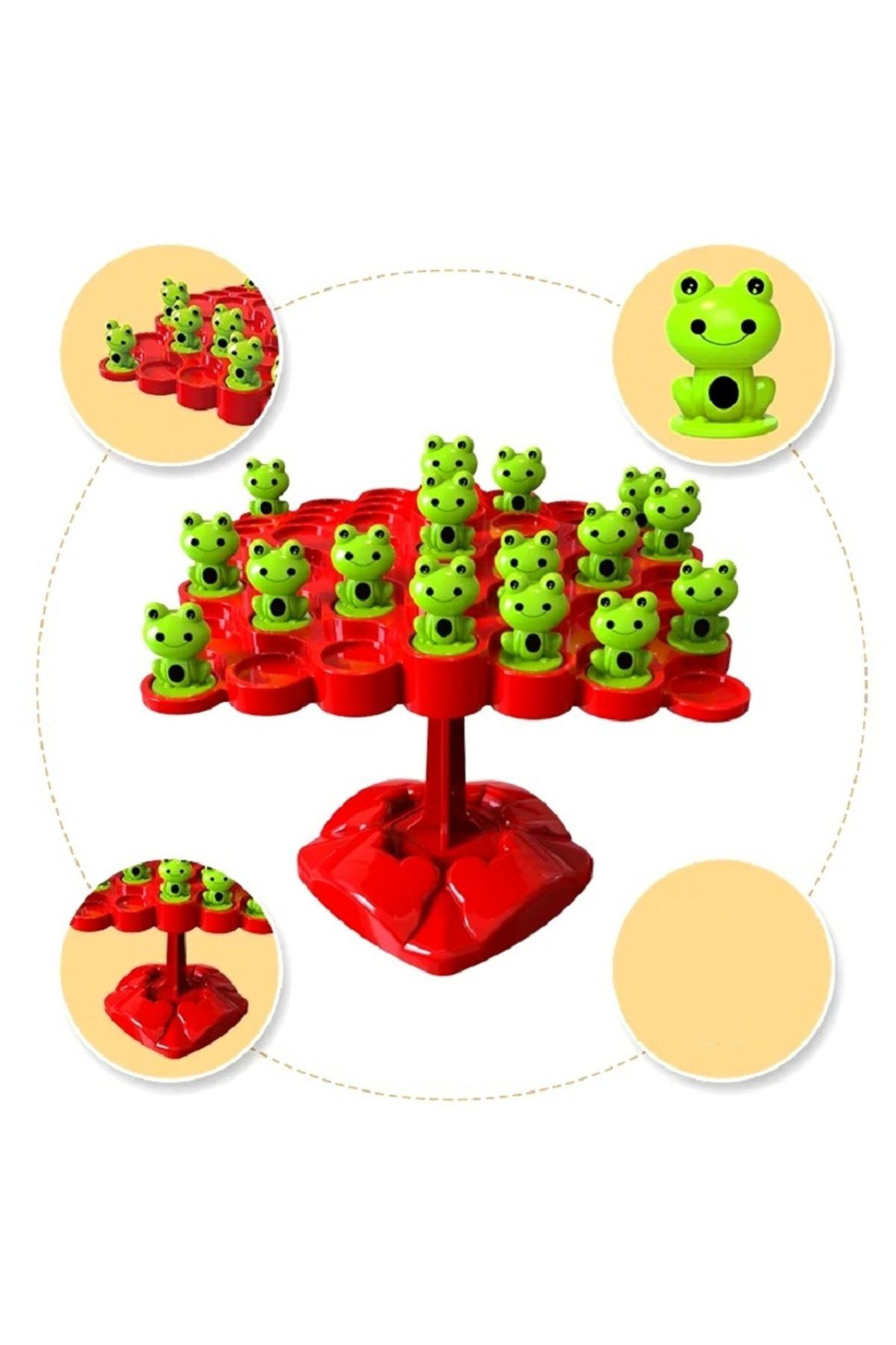 Kurbağa Denge Ebeveyn ve Çocuk Etkileşimi Oyunu Eğitici Oyuncak K