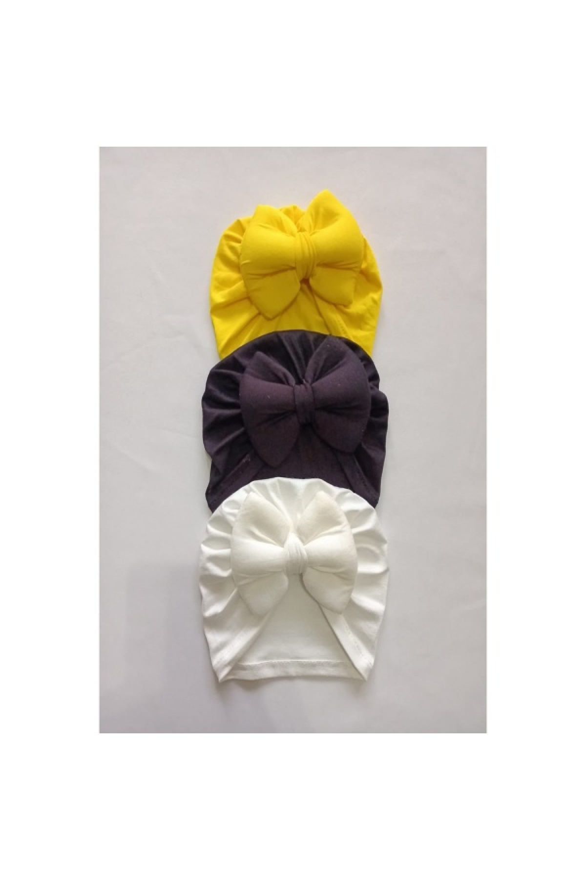 Kurdelalı Bebek Bone Bandana seti