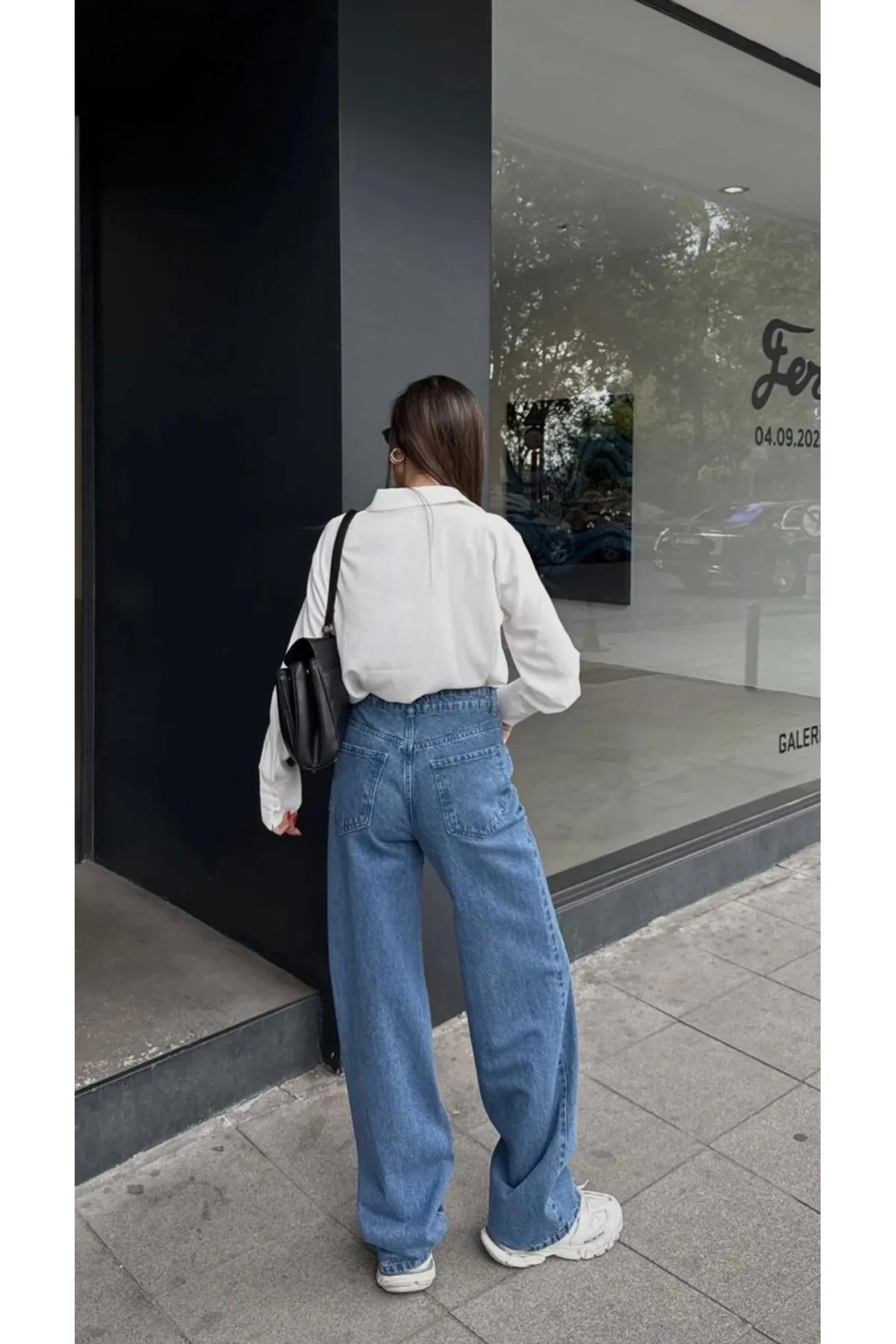 KURDELE NAKIŞLI BAGGY JEAN