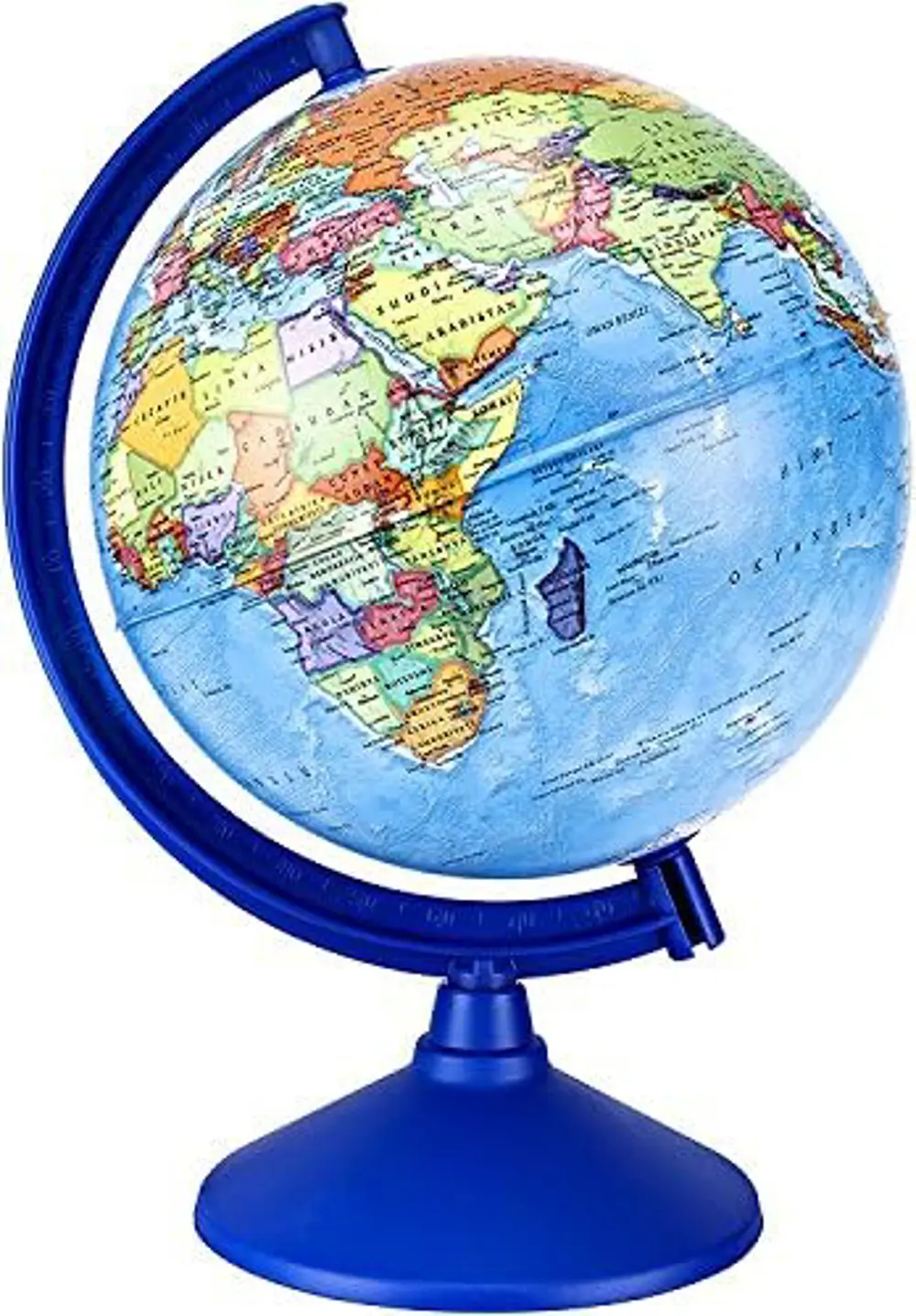 Küre Işıklı Siyasi Dünya Haritası Renkli - 26 Cm