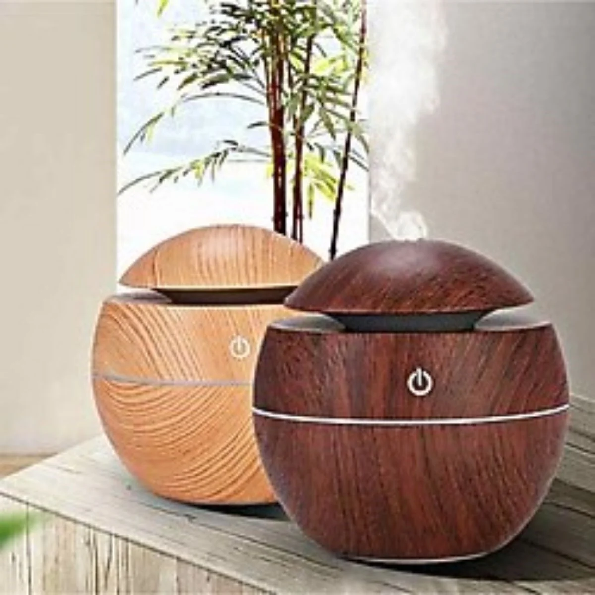 Küre Model Akasya Renk Hava Nemlendirici – Ultrasonik Soğuk Buhar Makinesi, LED Işıklı Masaüstü Oda Nemlendirici Küre Model Akasya Renk Hava Nemlendirici – Ultrasonik Soğuk Buhar Makinesi, LED Işıklı Masaüstü Oda Nemlendirici
