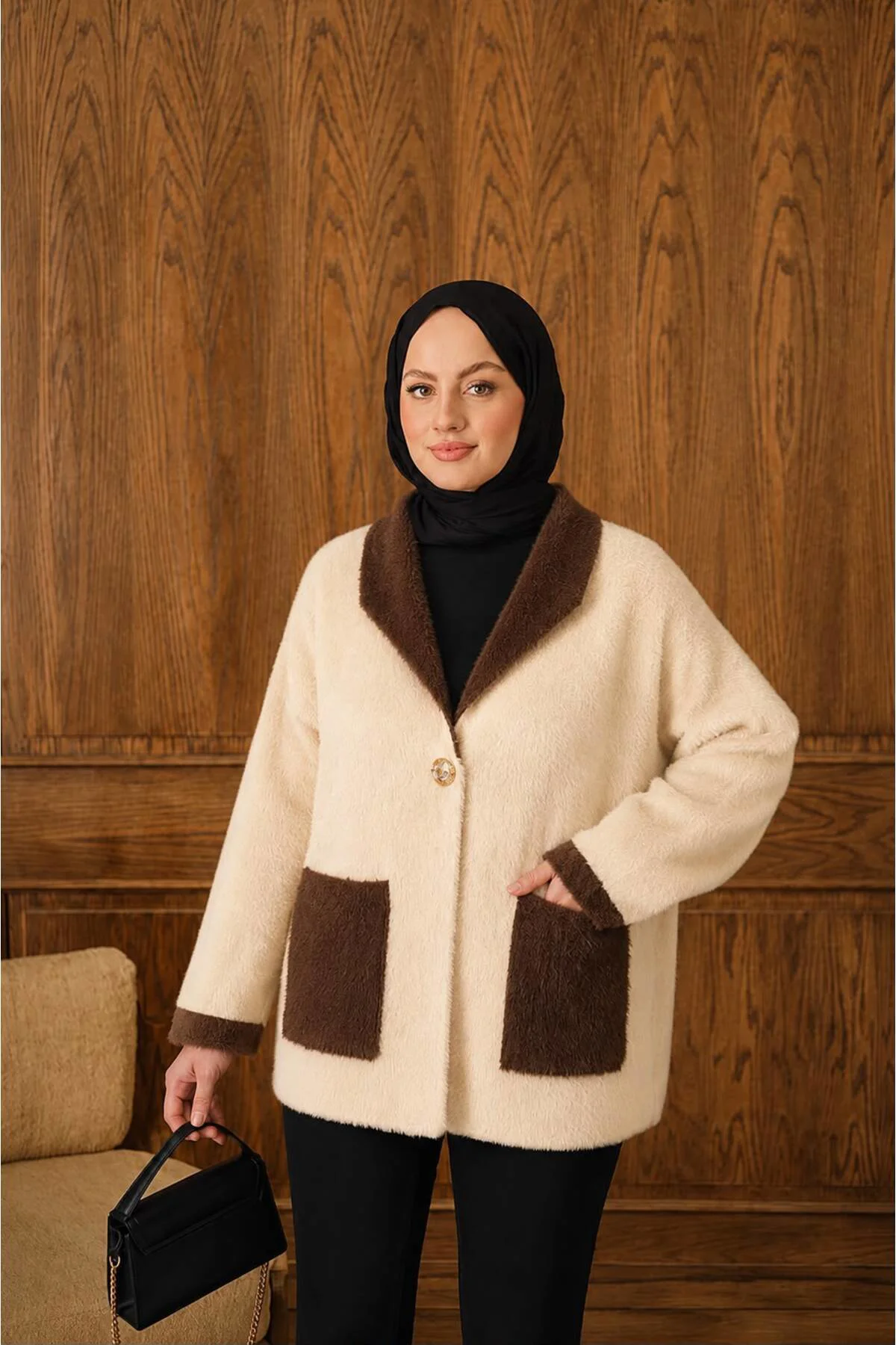Kürk Mantolu Madonna Mont-Hırka 75 Cm