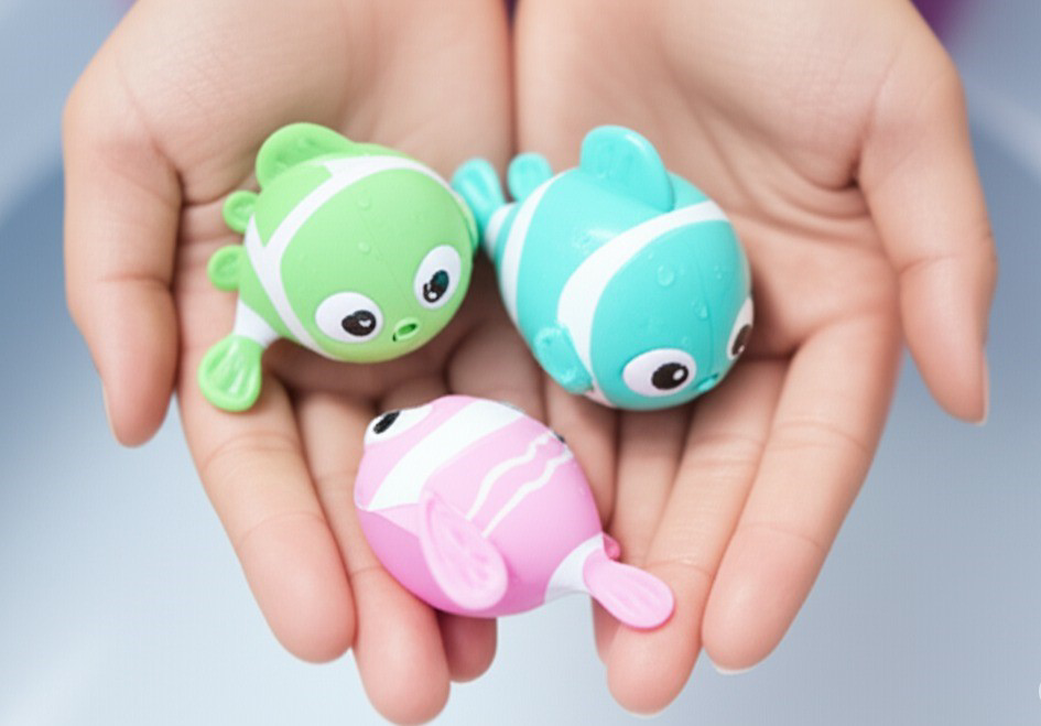 Kurmalı Balık Bebek Banyo Oyuncağı Renkli Yüzen Balık,Motor Becer Kurmalı Balık Bebek Banyo Oyuncağı Renkli Yüzen Balık,Motor Becer