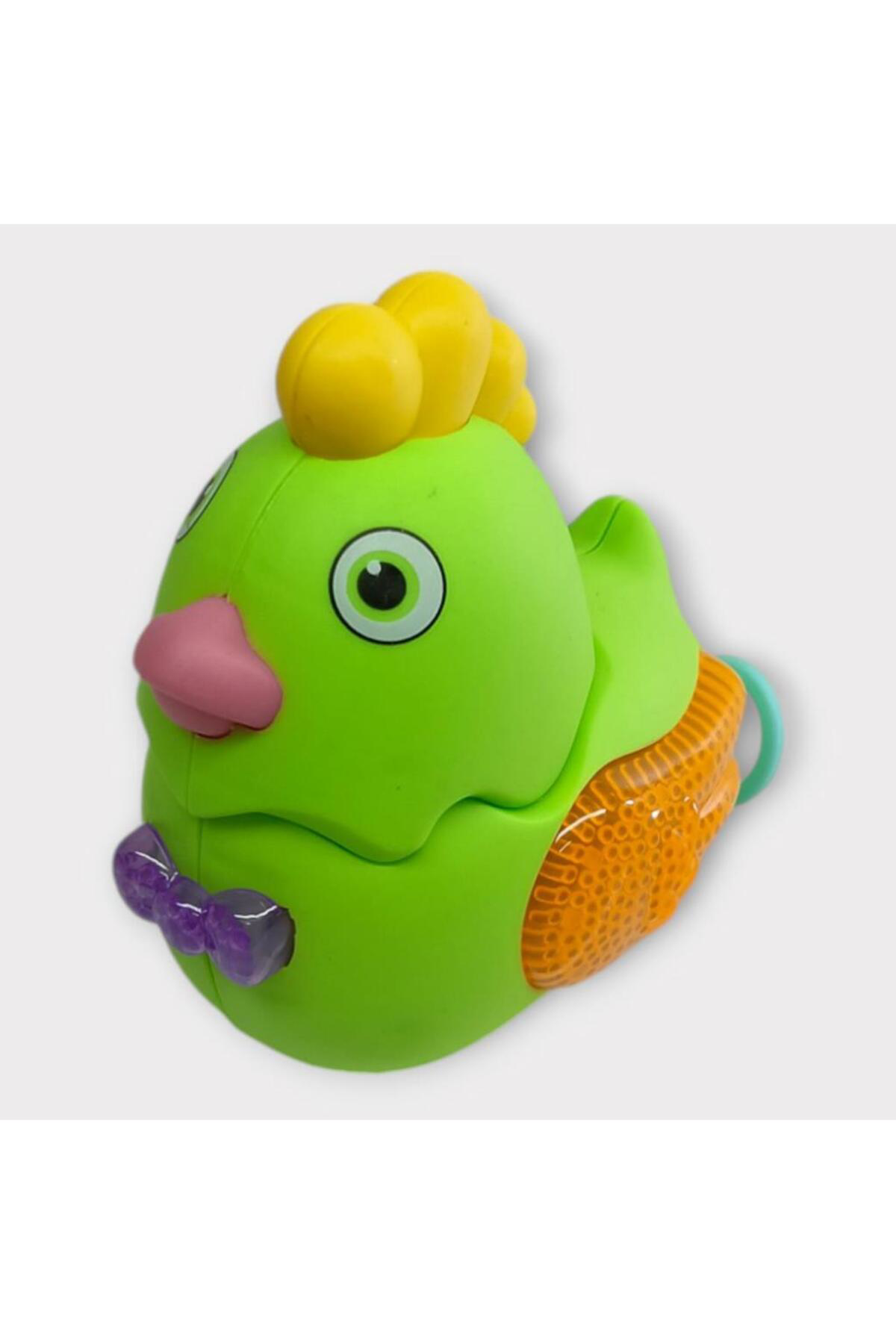 Asya Kurmalı İşıklı Sevimli Tavuk - Yeşil