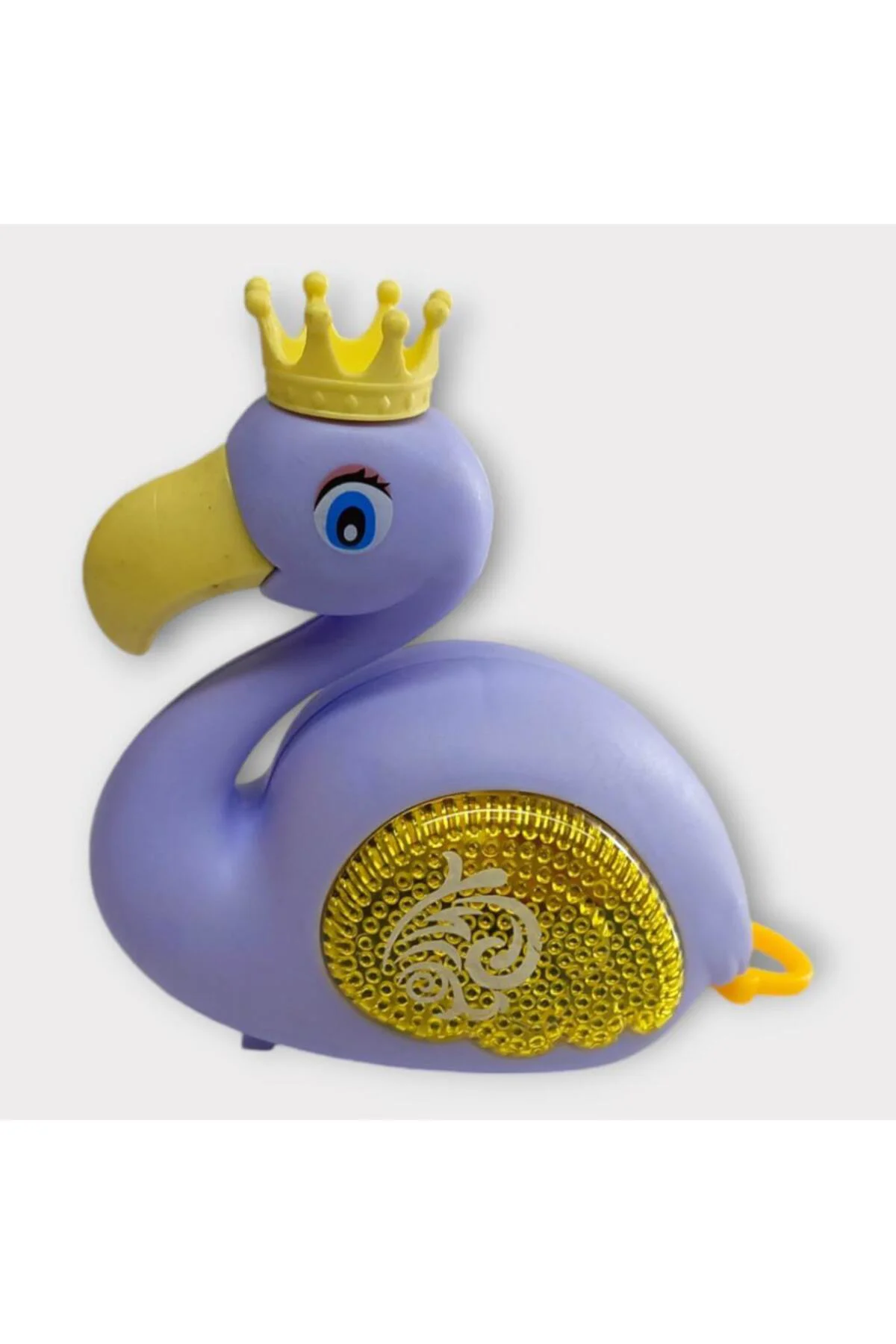 Kurmalı Işıklı Sevimli Flamingo - Mor (Lisinya)