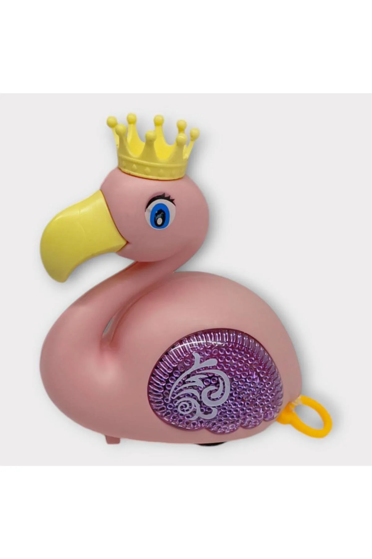 Kurmalı Işıklı Sevimli Flamingo - Pembe (Lisinya)