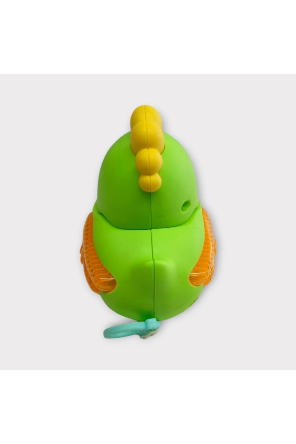 Asya Kurmalı İşıklı Sevimli Tavuk - Yeşil