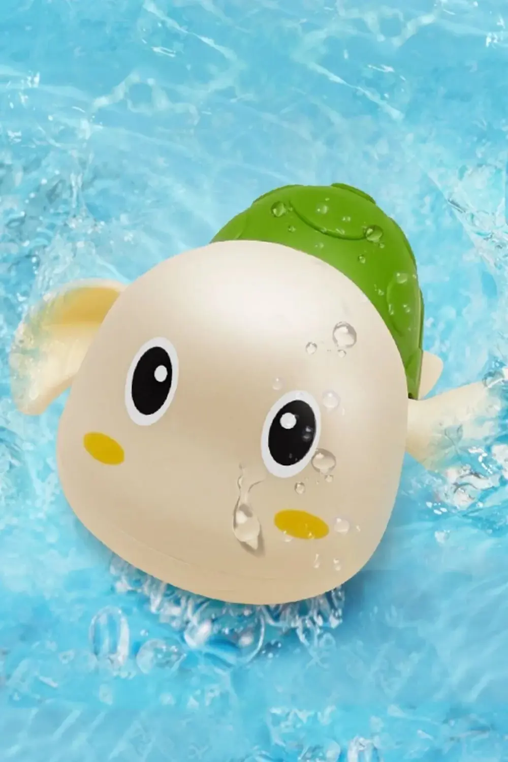 Kurmalı Kaplumbağa Bebek Banyo Oyuncağı – Suda Yüzen Sevimli Su O