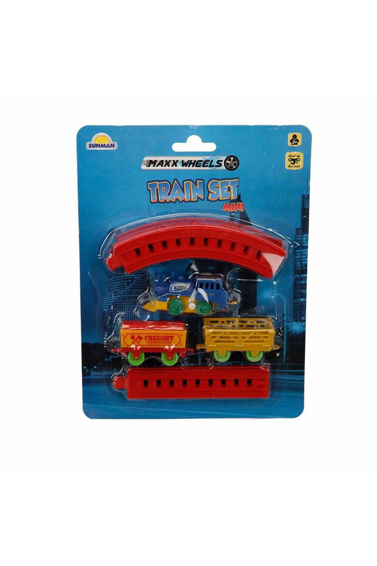 Kurmalı Raylı Mini Tren Seti 11 Parça