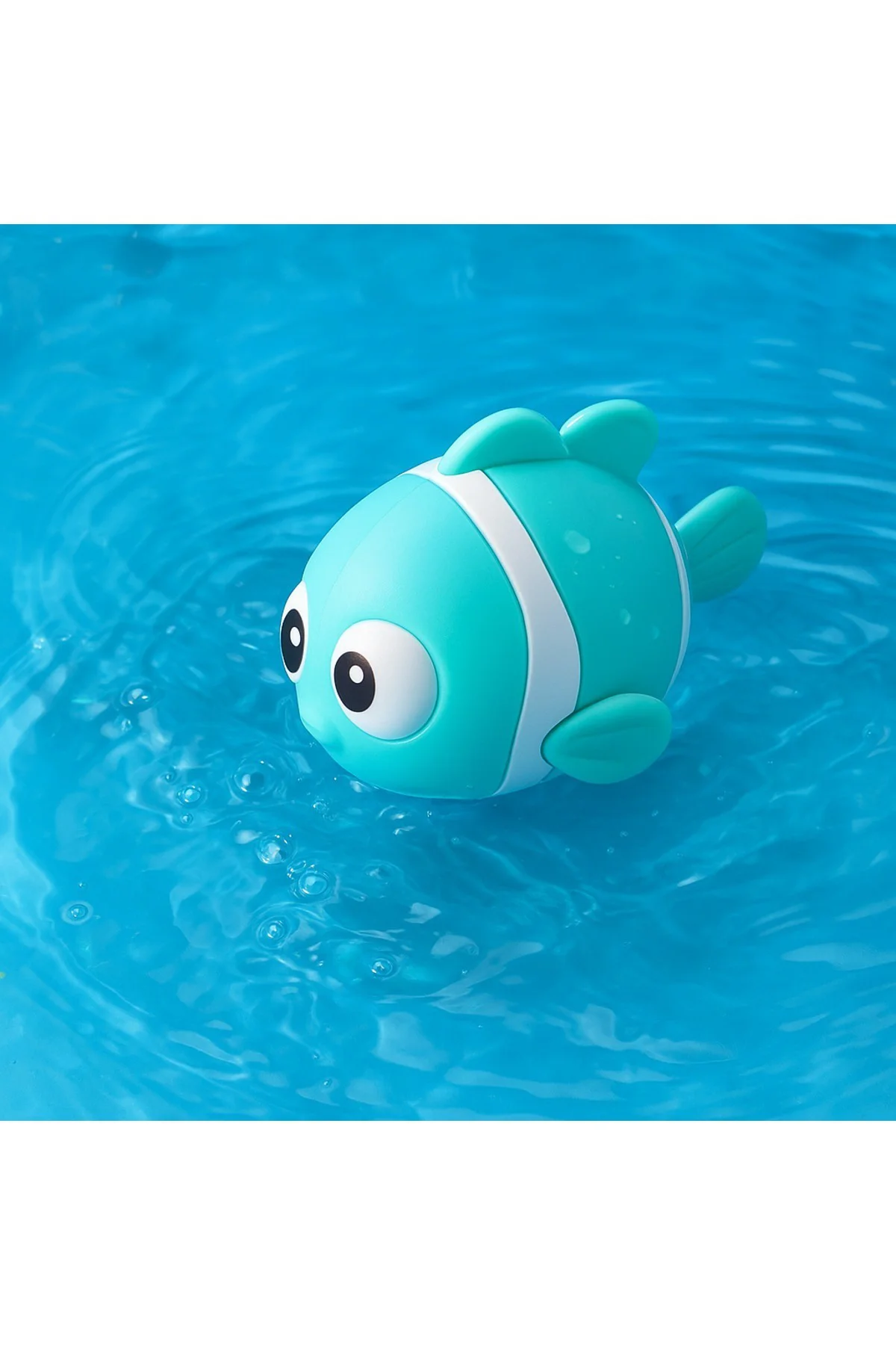 Kurmalı Yüzen Balık Banyo Oyuncağı | Su İçinde Hareket Eden Bebek