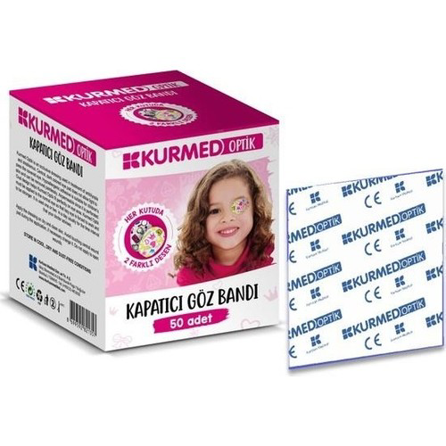 Kurmed Optik Kız Göz Bandı 50Li