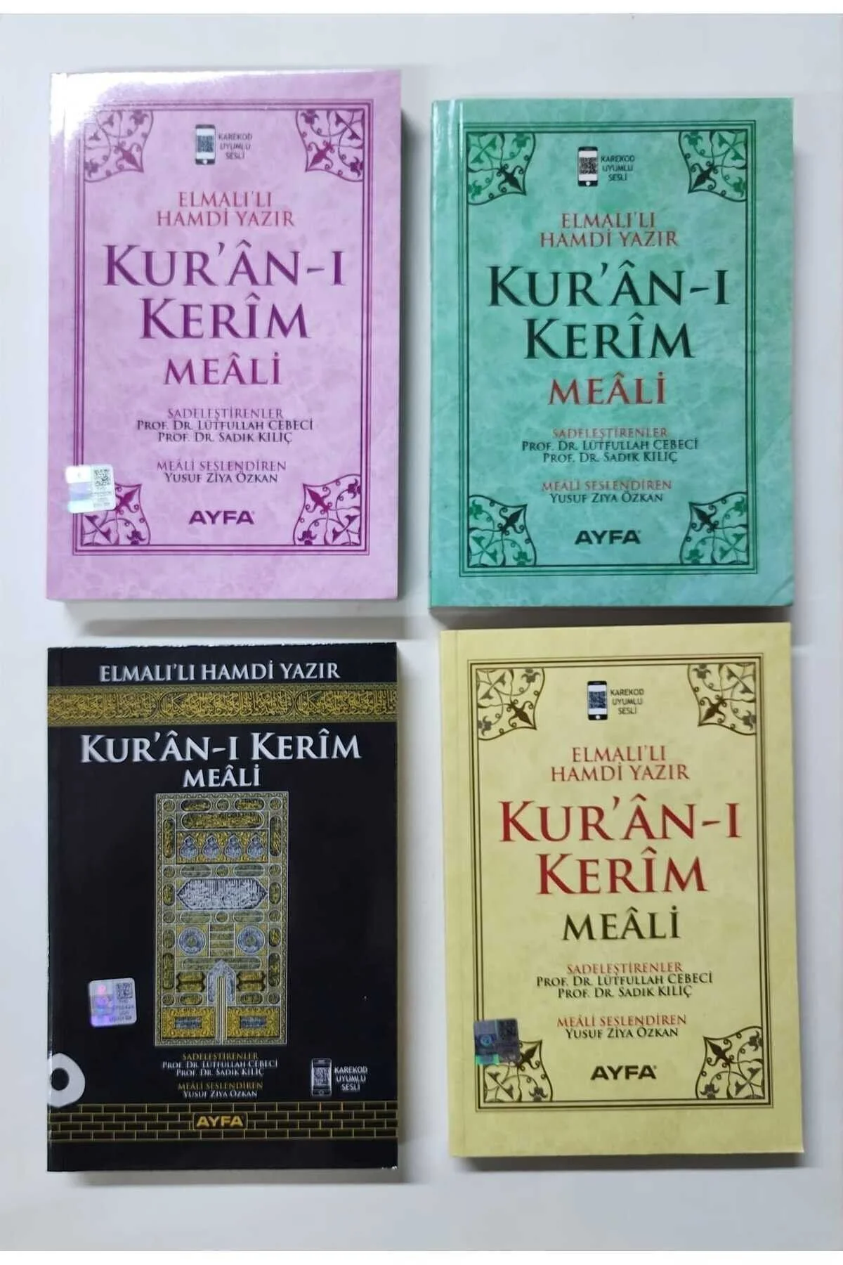 Kur'ân-ı Kerim Meali Cep Boy, Kare Kodlu, Sesli)