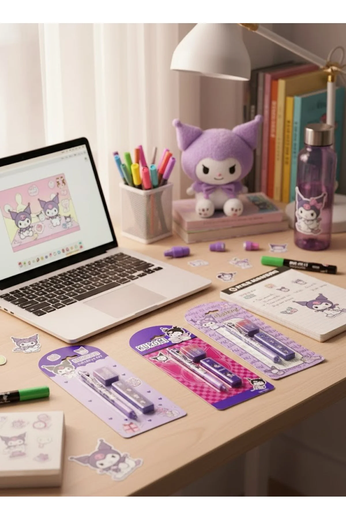 Kuromi Kalem Silgi 0.7 Uç Set