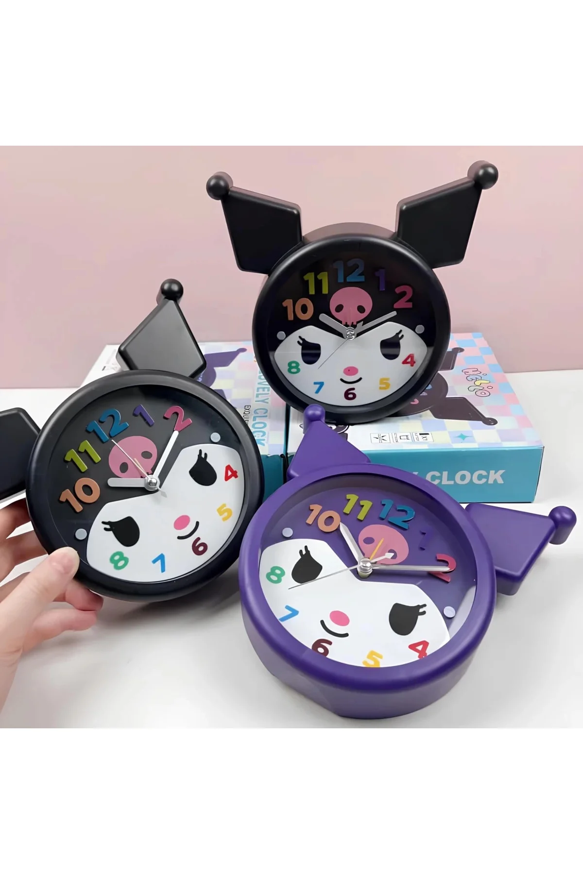 Kuromi Masa Üstü Çalar Saat Alk3062