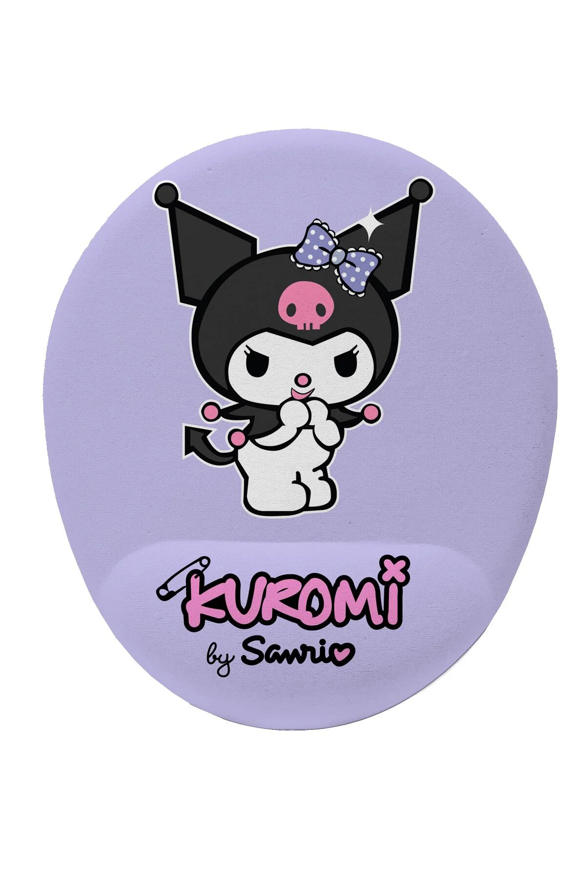 Kuromi Sanrio Bilek Destekli Mouse Pad Ergonomik Kaymaz Taban Mou
