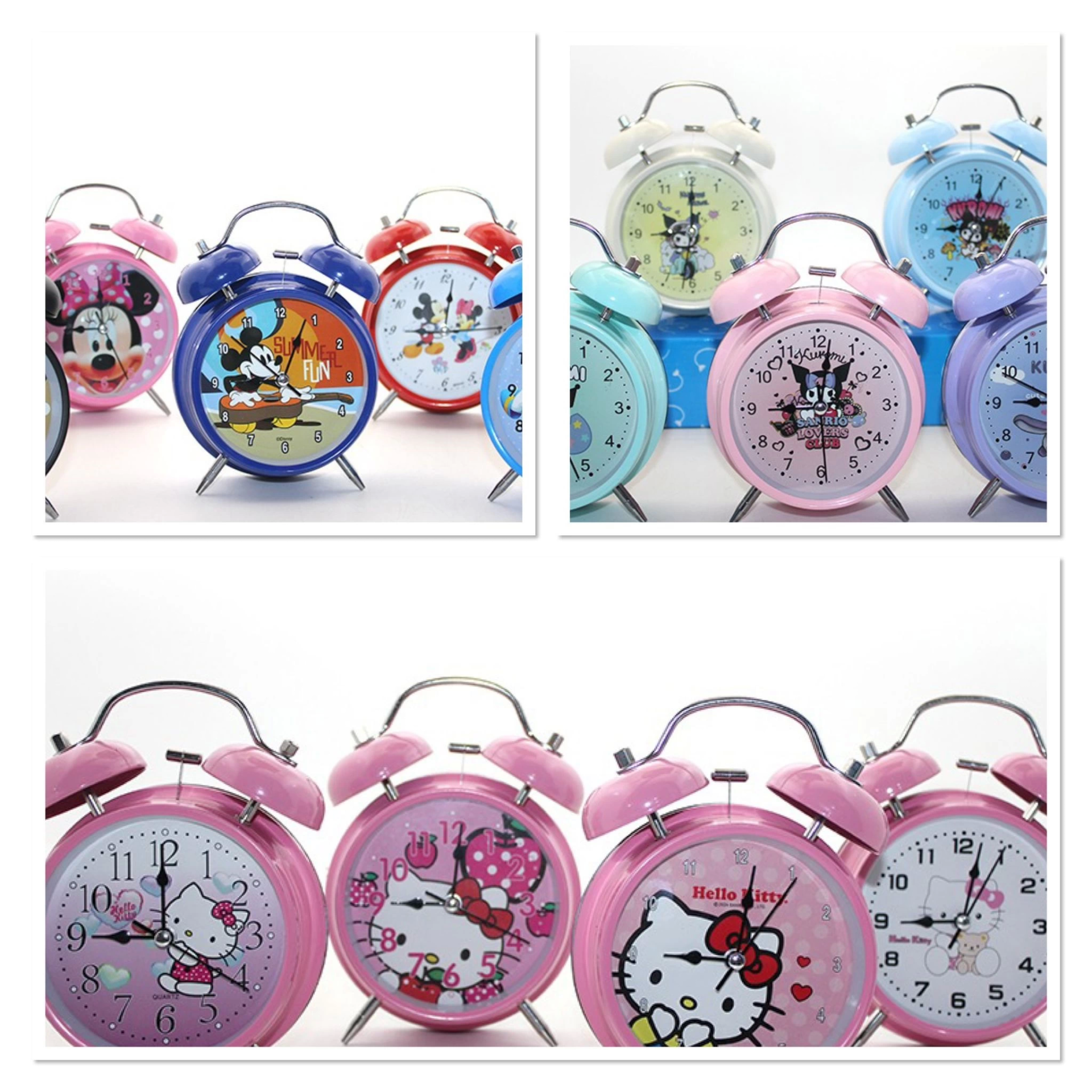 Just Cheap Store Kuromi,Hello Kitty,Mickey Mouse Masa Üstü Çalar Saat Alk3068