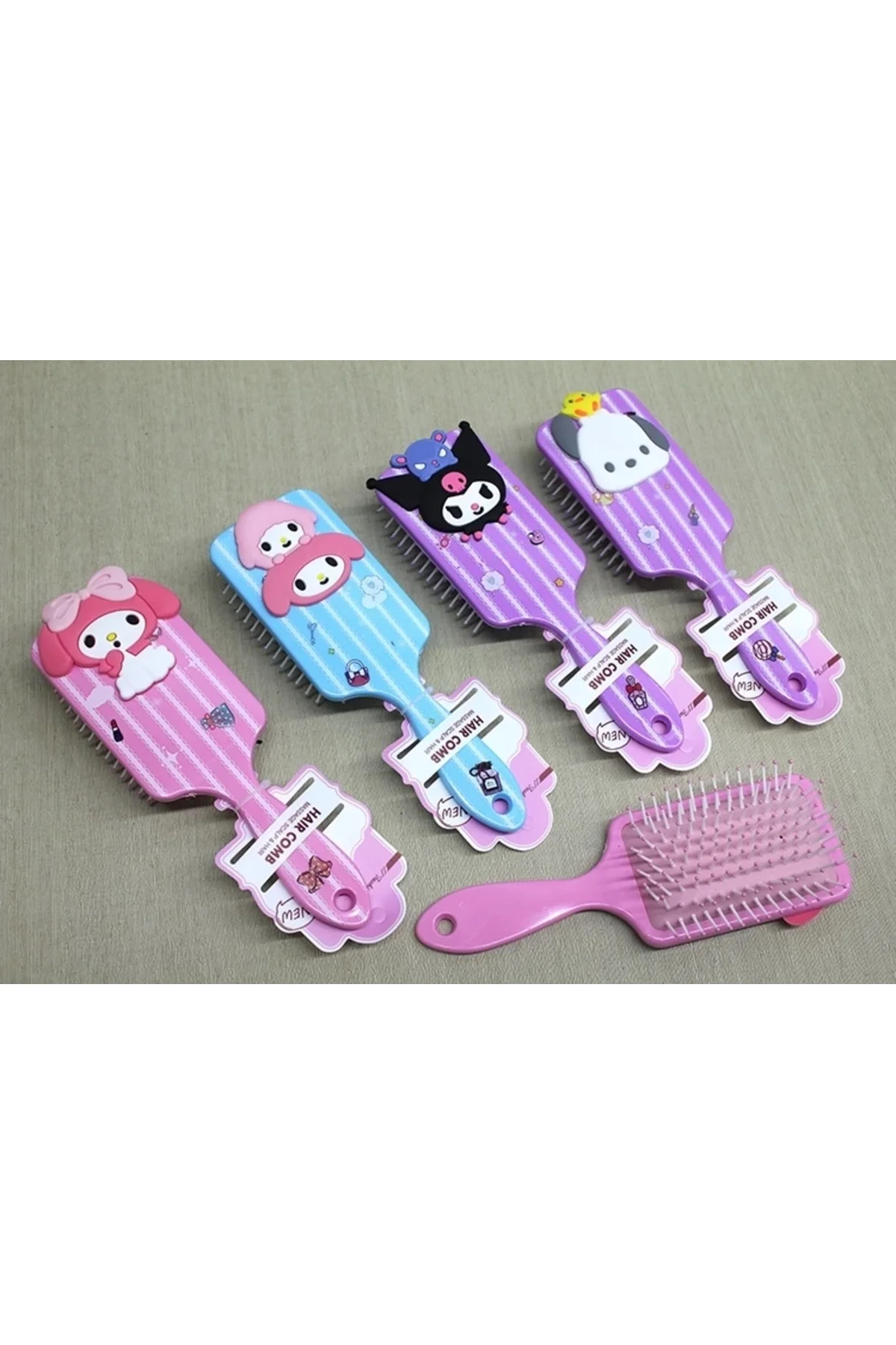 Kuromi,hello Kitty,cinnamon,my Melody Saç Tarağı Alk3086