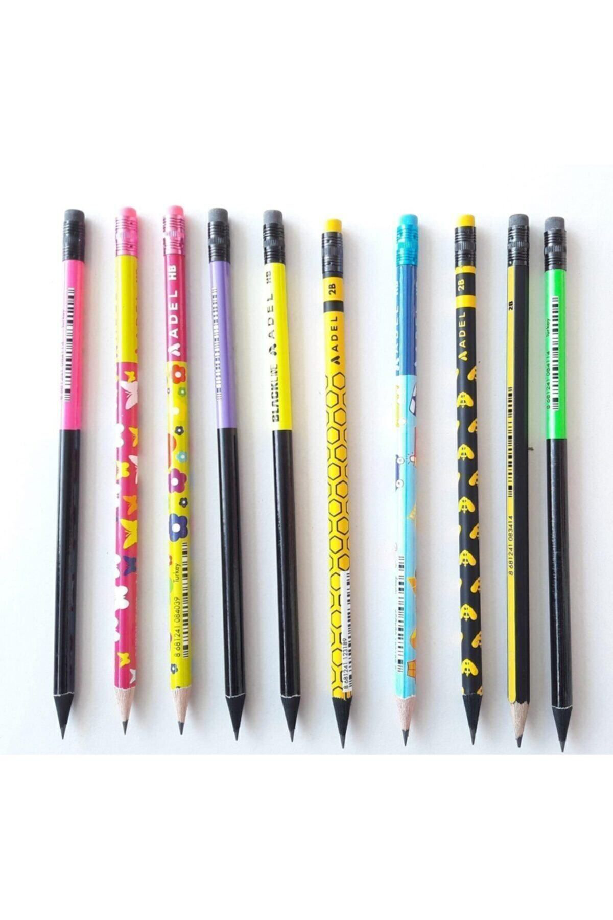 Adel Kurşun Kalem Desenli Karışık 12 Adet