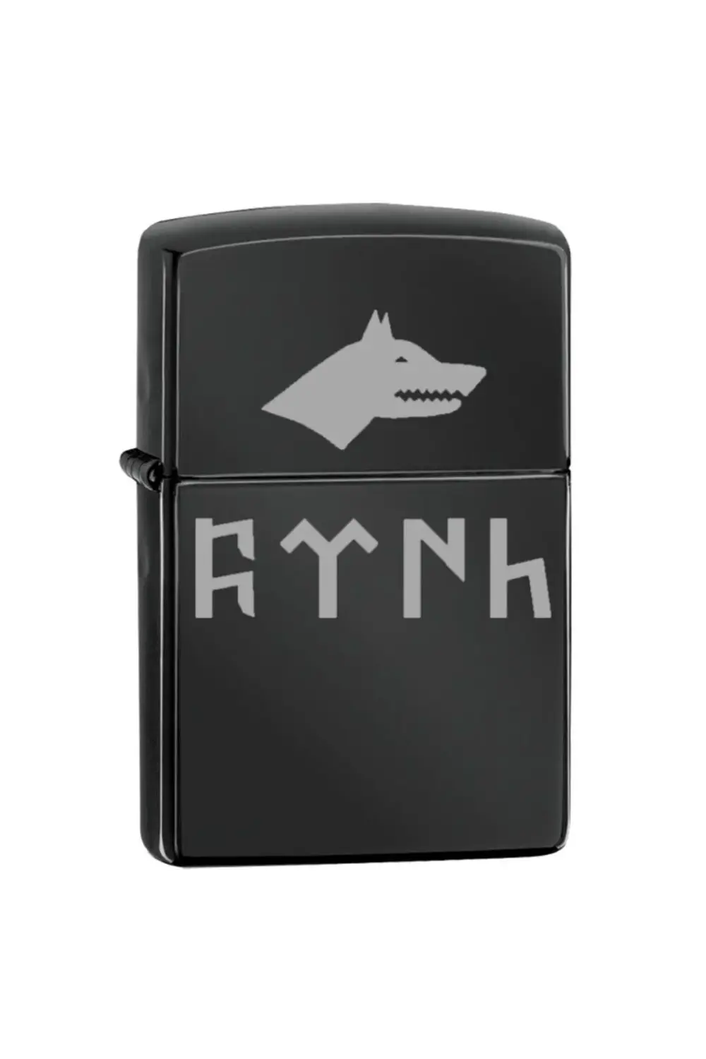 Kurt Başlı Eski Gök Türk Yazısı Lazer Silinmez Resimli Benzinli H