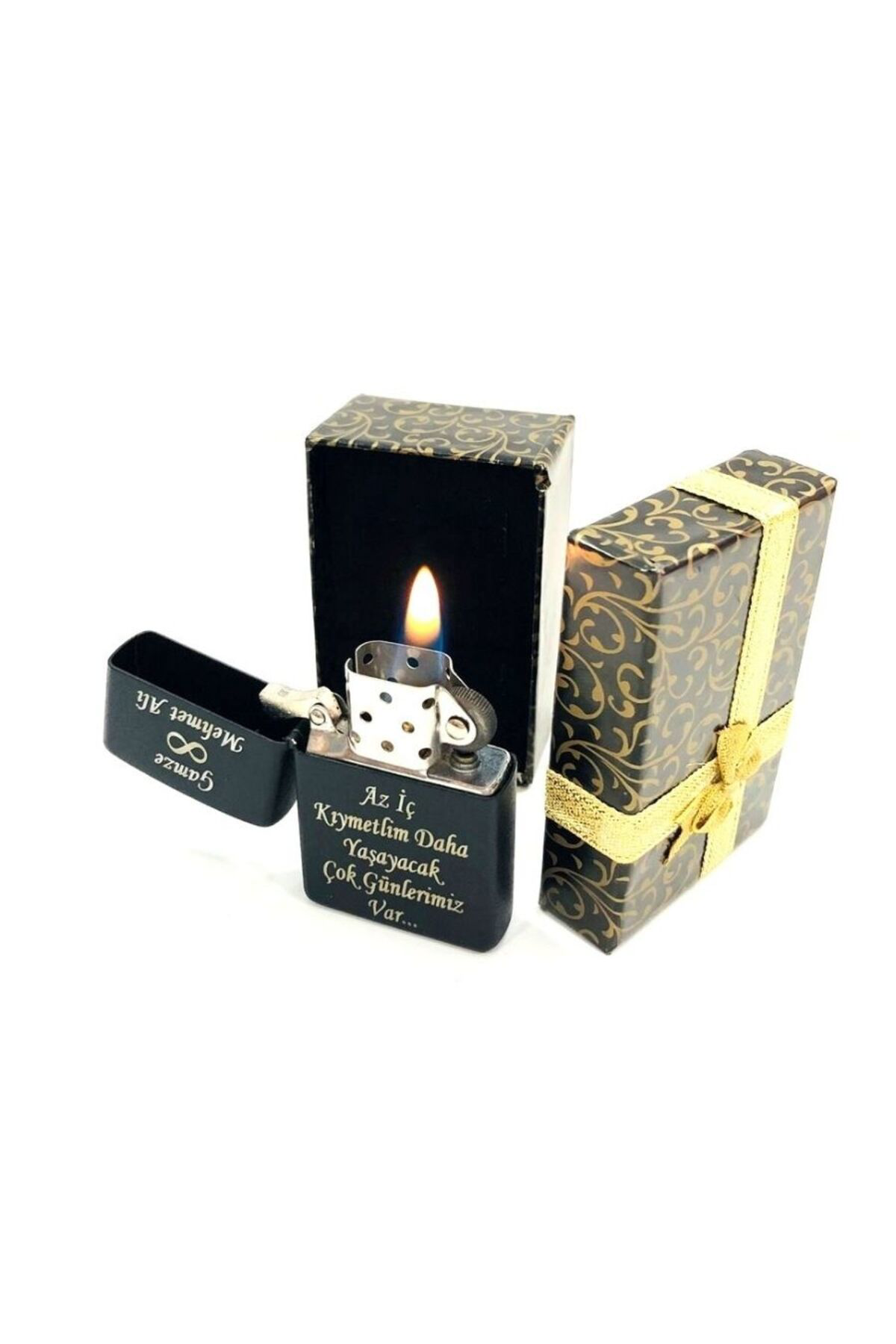 Market66 Kurt Başlı Eski Gök Türk Yazısı Lazer Silinmez Resimli Benzinli H