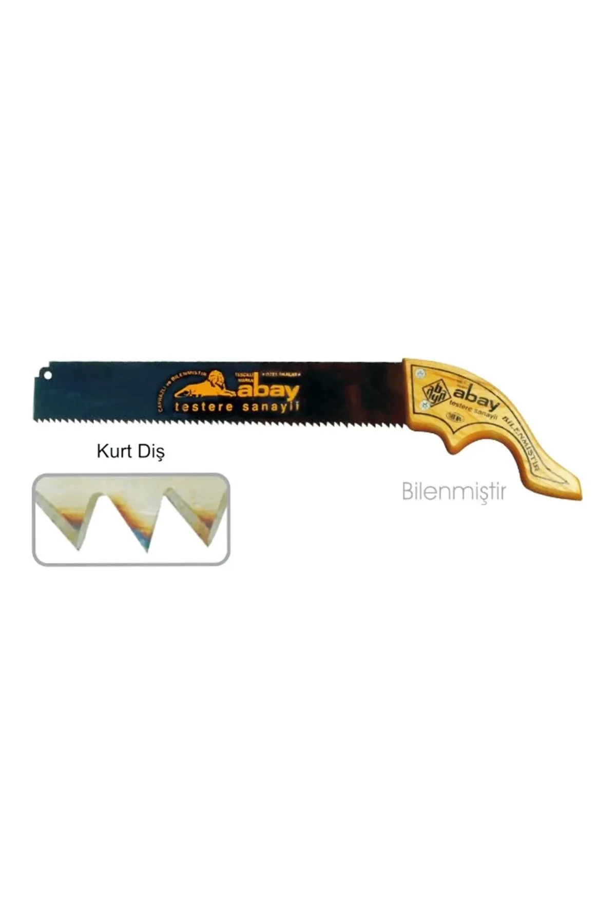 Kurt Diş El Testere 38 Cm - Ahşap Sap